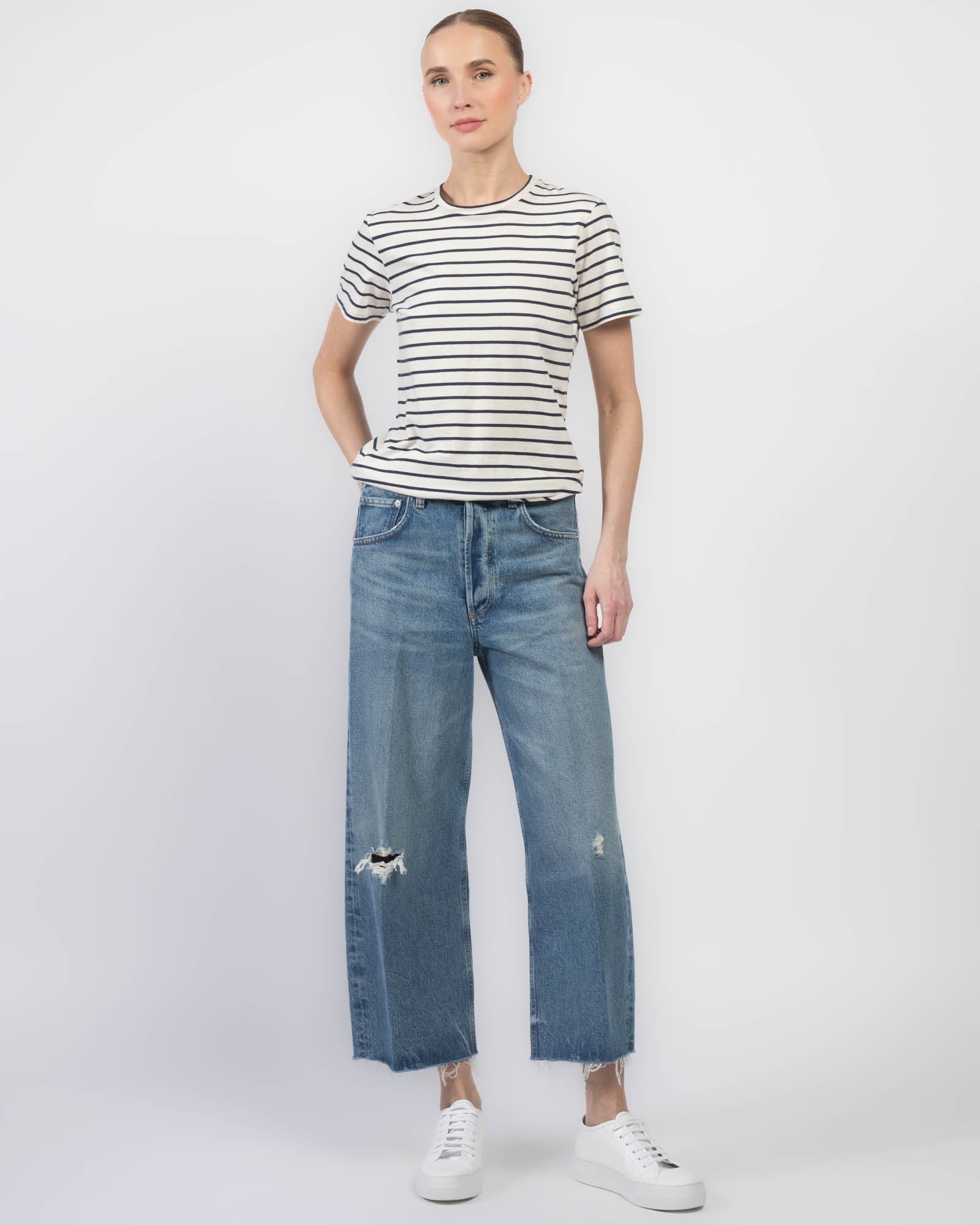 Ayla Raw Hem Jeans