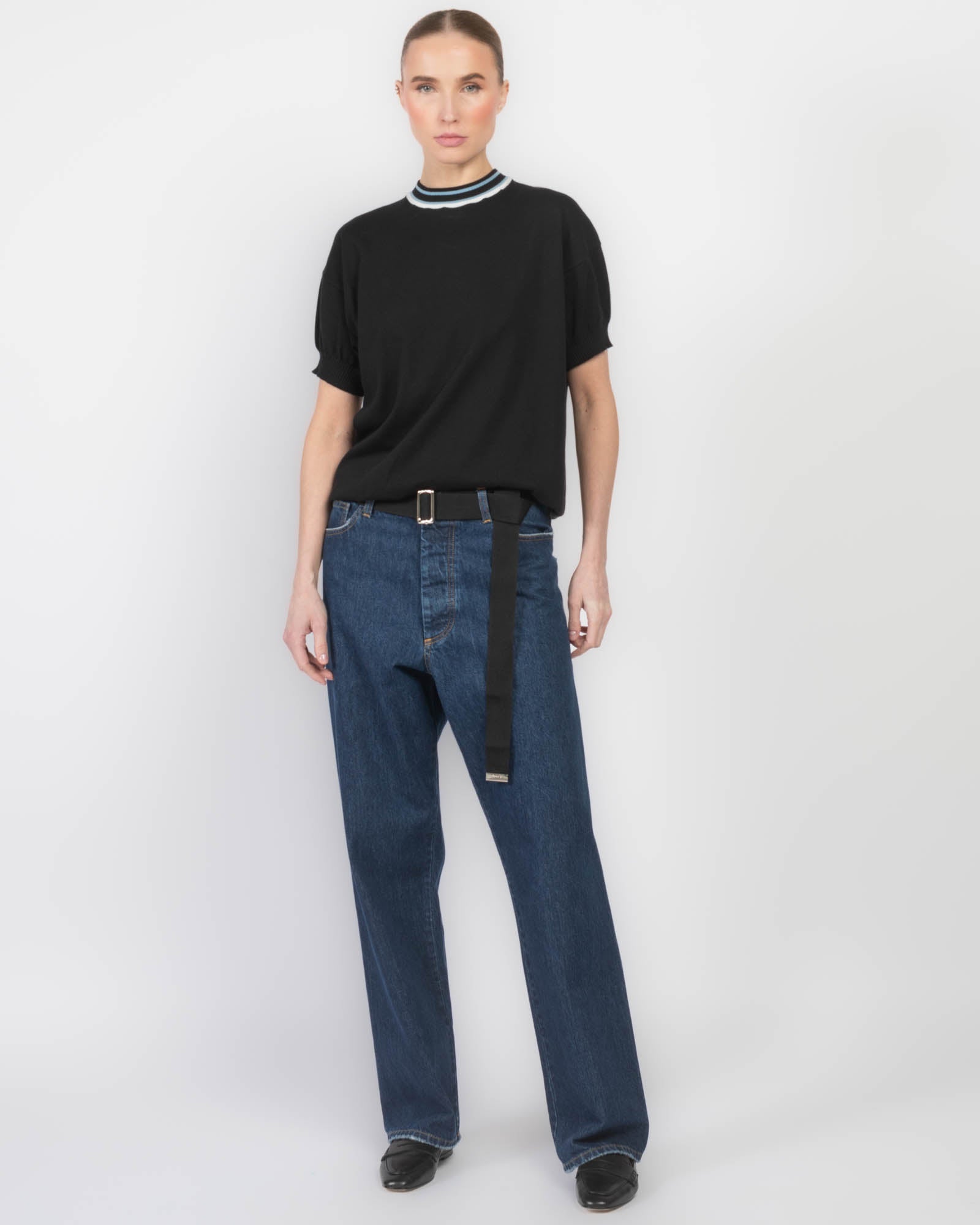 Short Sleeve Knit Top