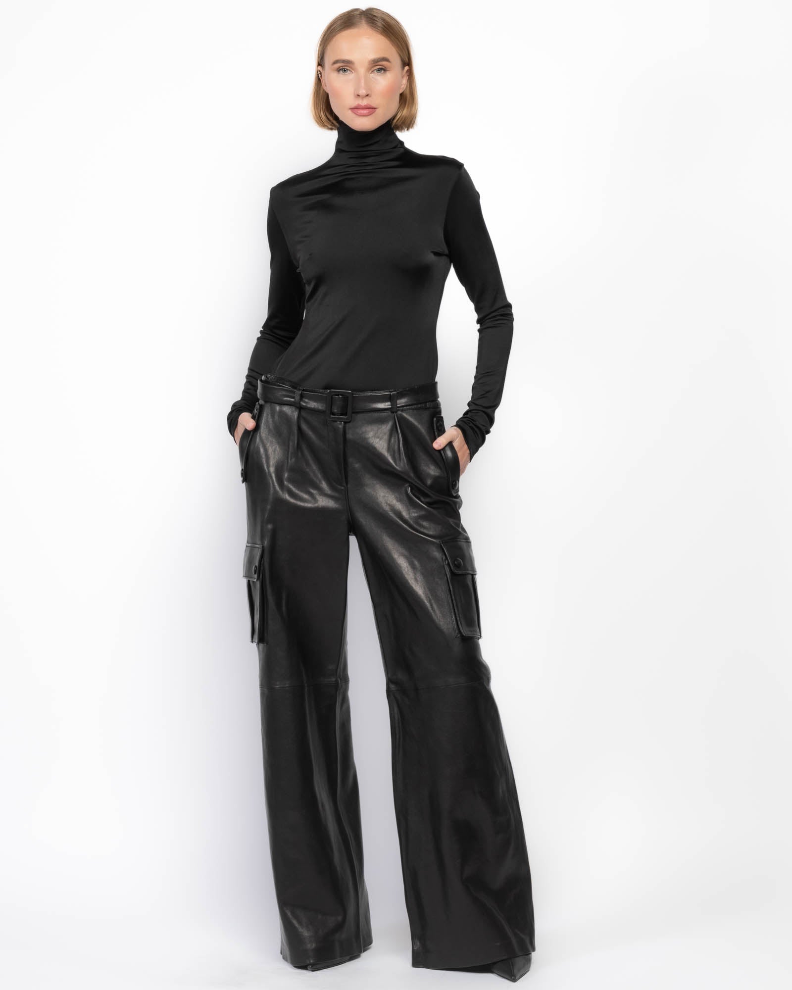 Pantalon de survêtement en cuir