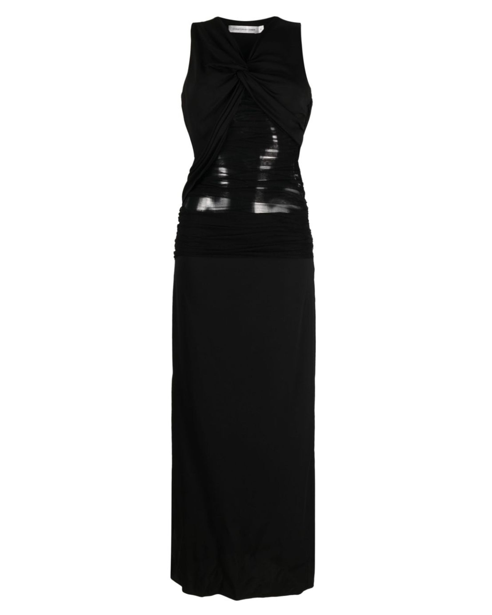 Robe torsadée en tulle Semblance