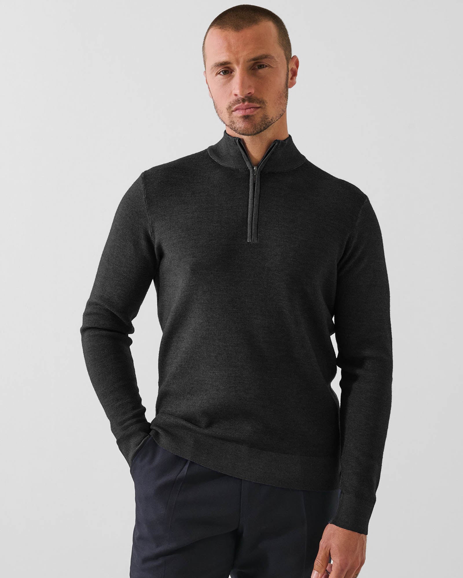 14 Gauge Vintage Quarter Zip Mock