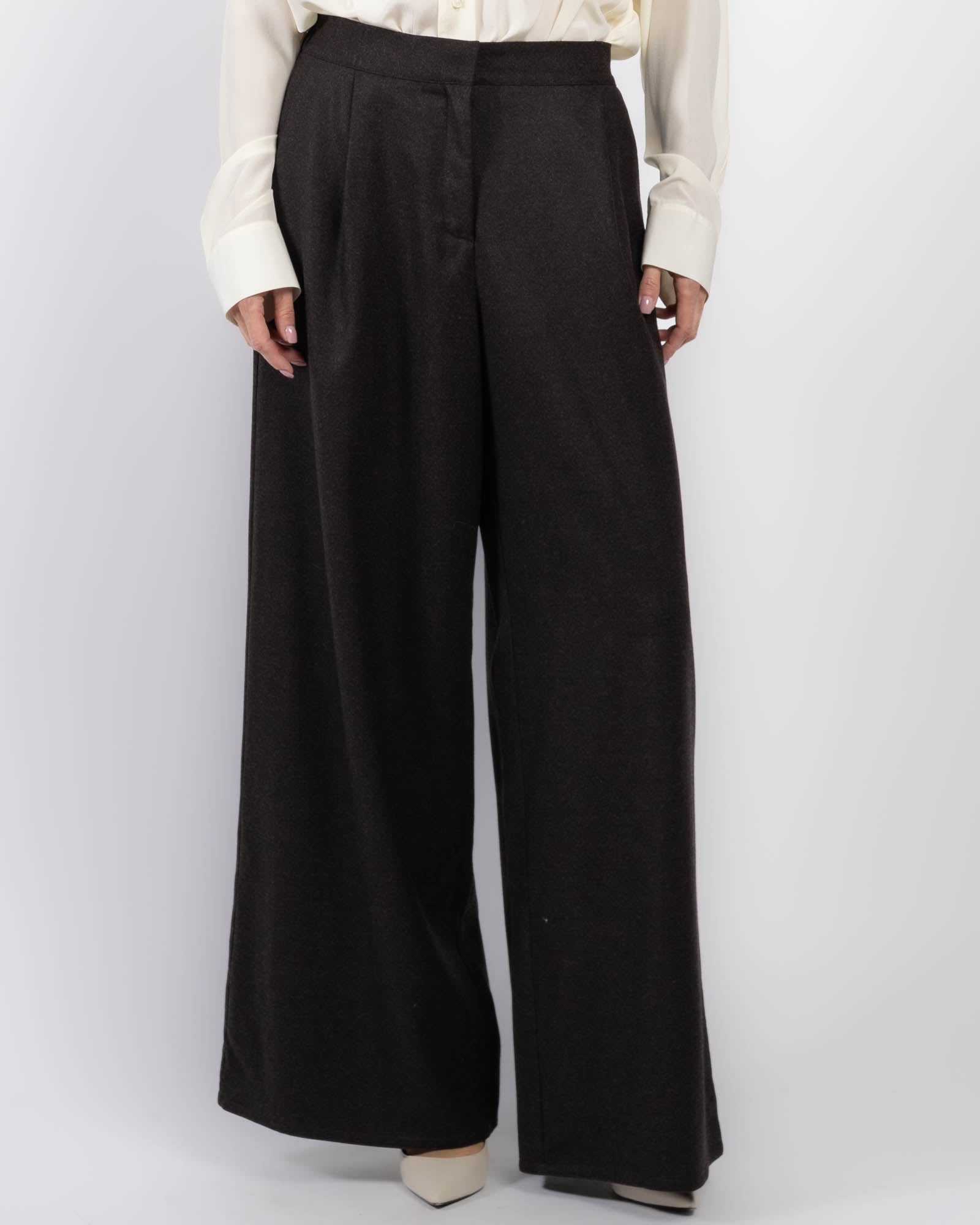 Flannel Wool Trousers