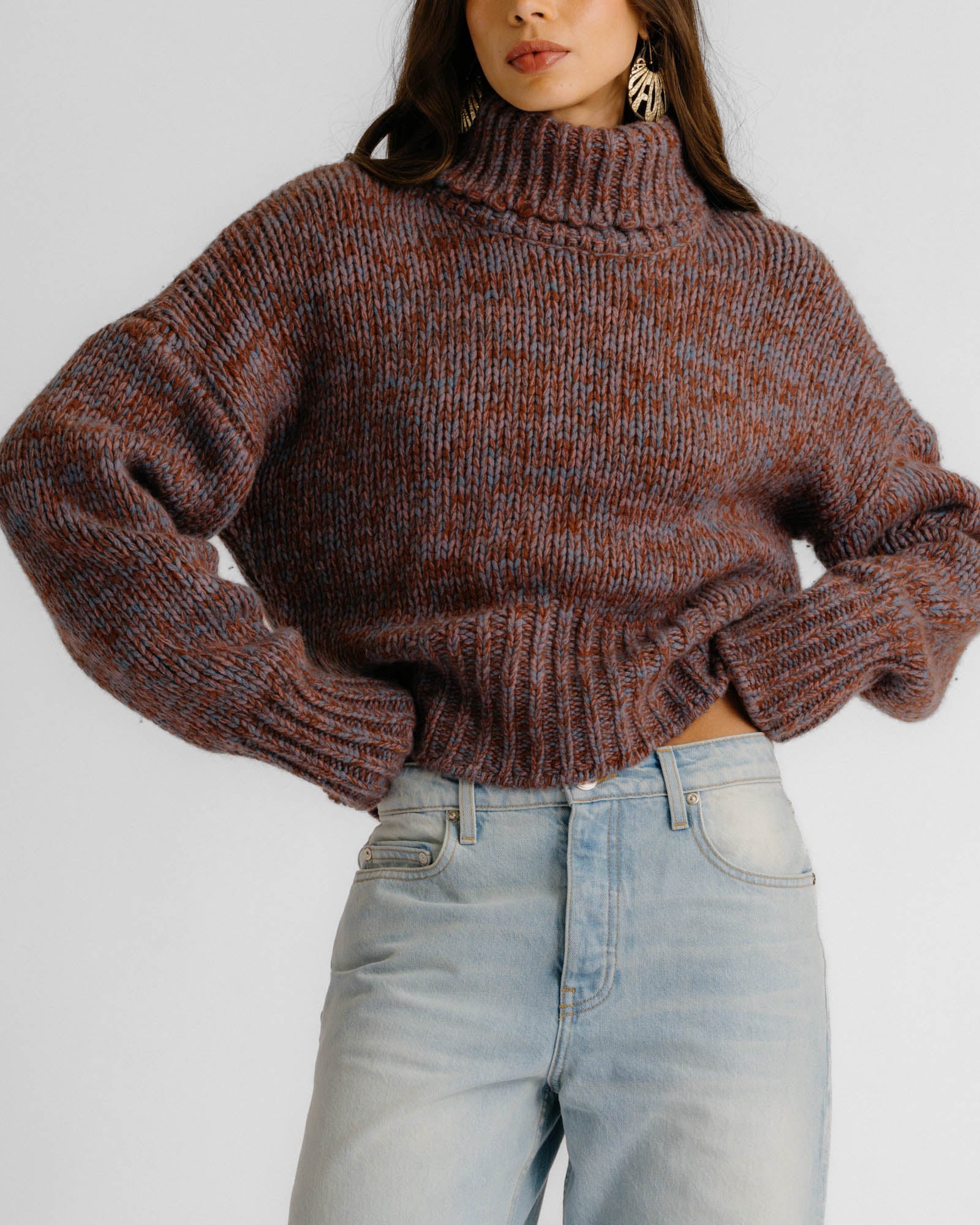 Darcey Crop Turtleneck