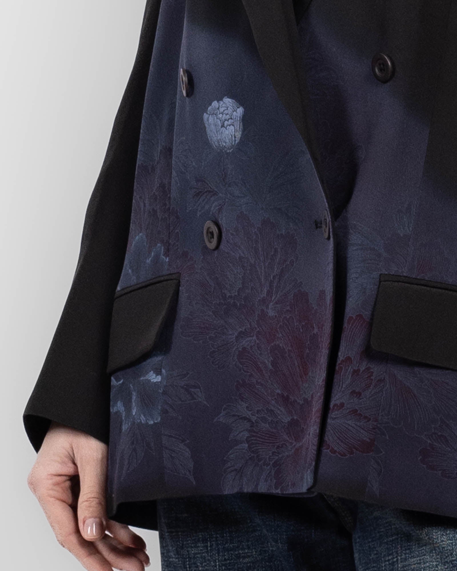 Oversized Double-Breasted Jacket