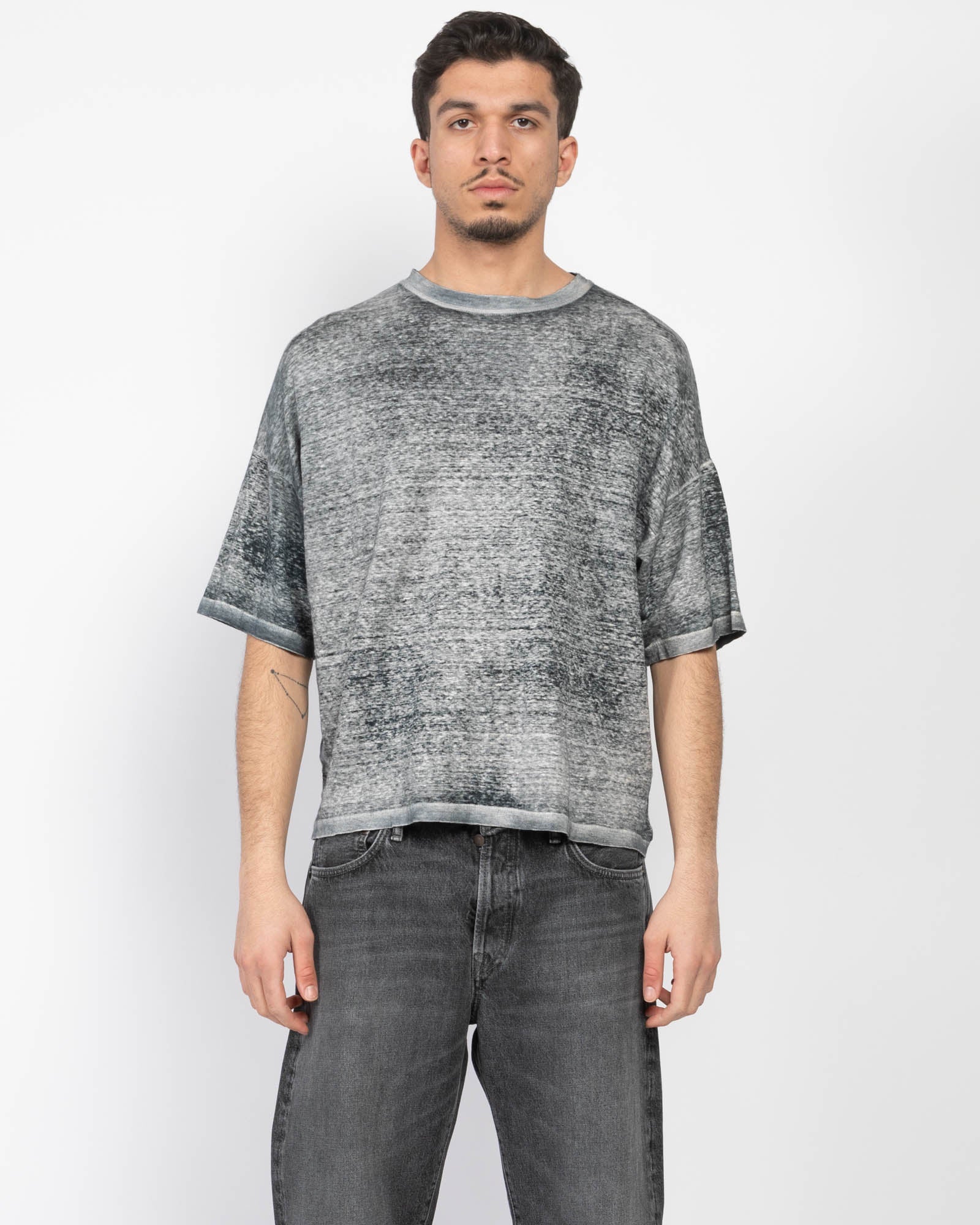 T-shirt en lin à manches courtes