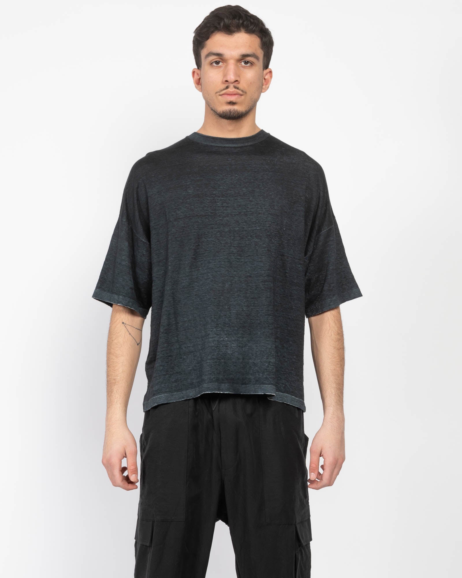 T-shirt en lin à manches courtes