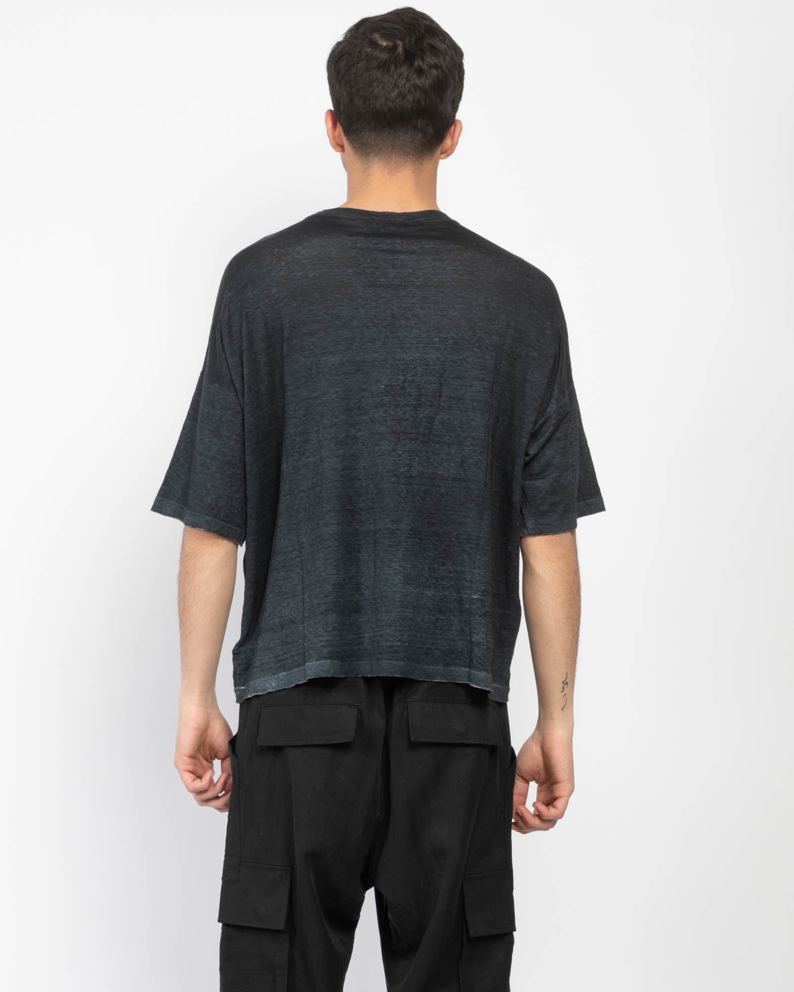 T-shirt en lin à manches courtes