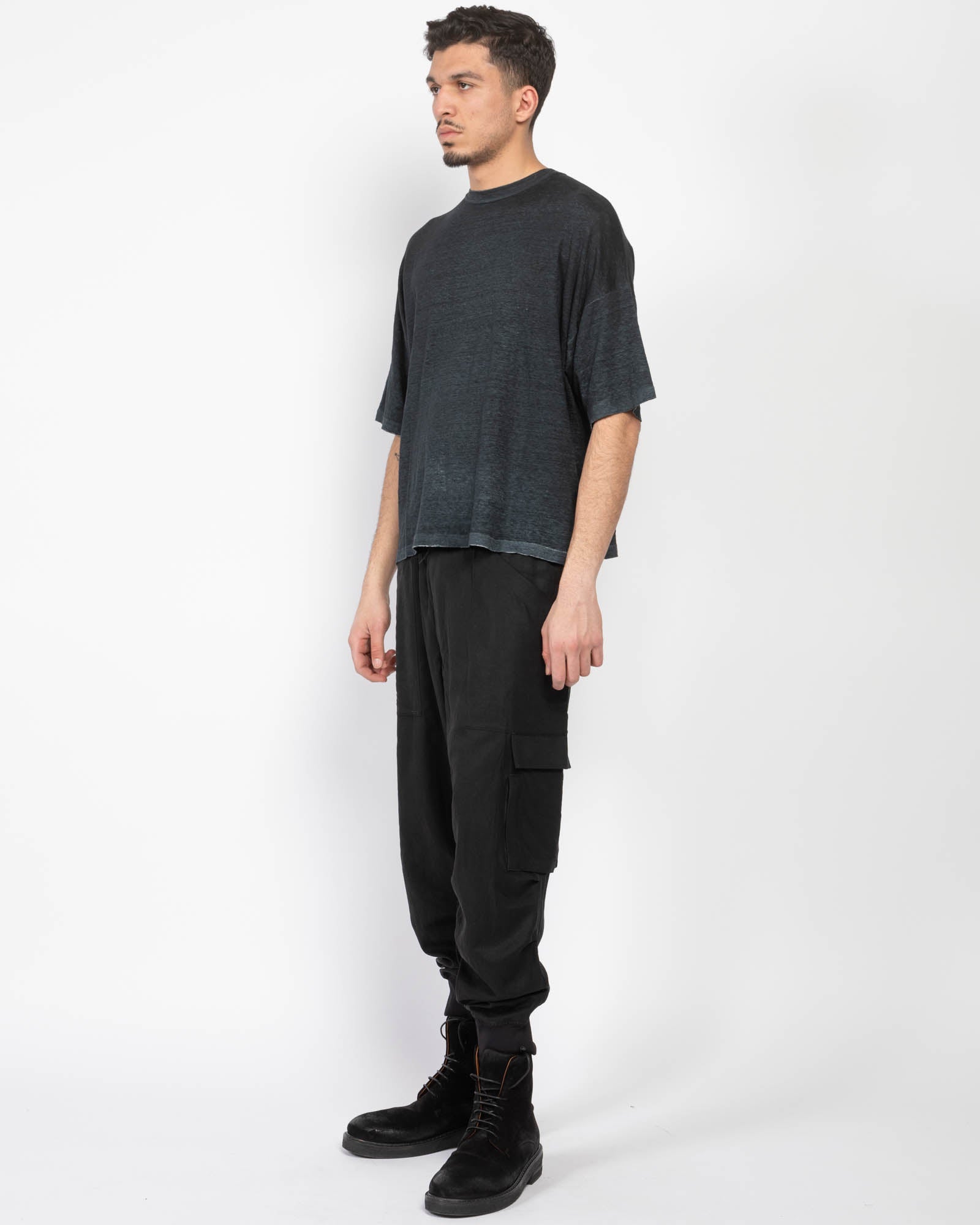 T-shirt en lin à manches courtes