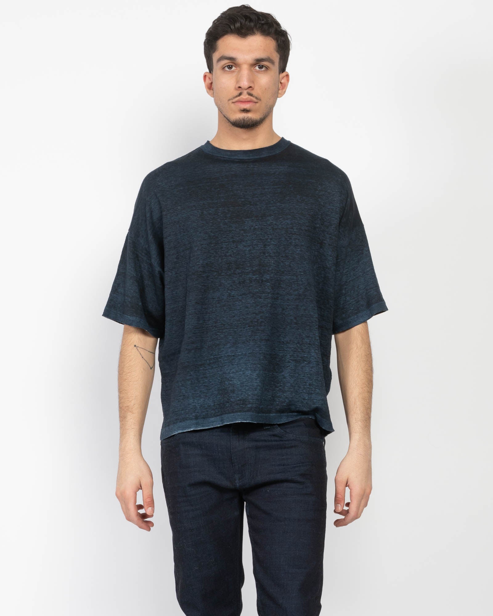 T-shirt en lin à manches courtes