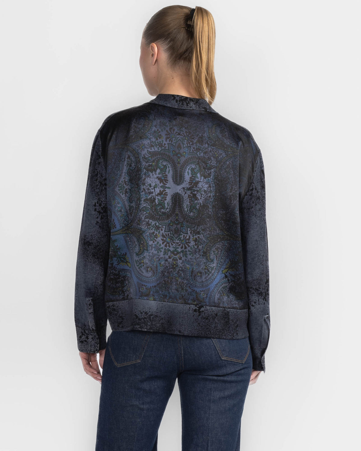 Paisley V-Neck Cardigan