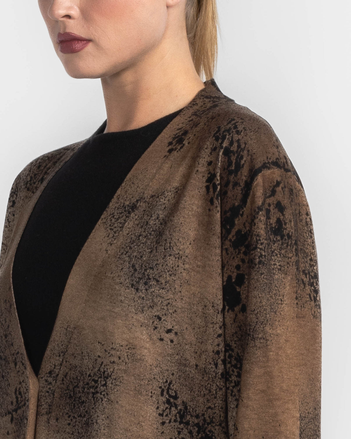 Paisley V-Neck Cardigan