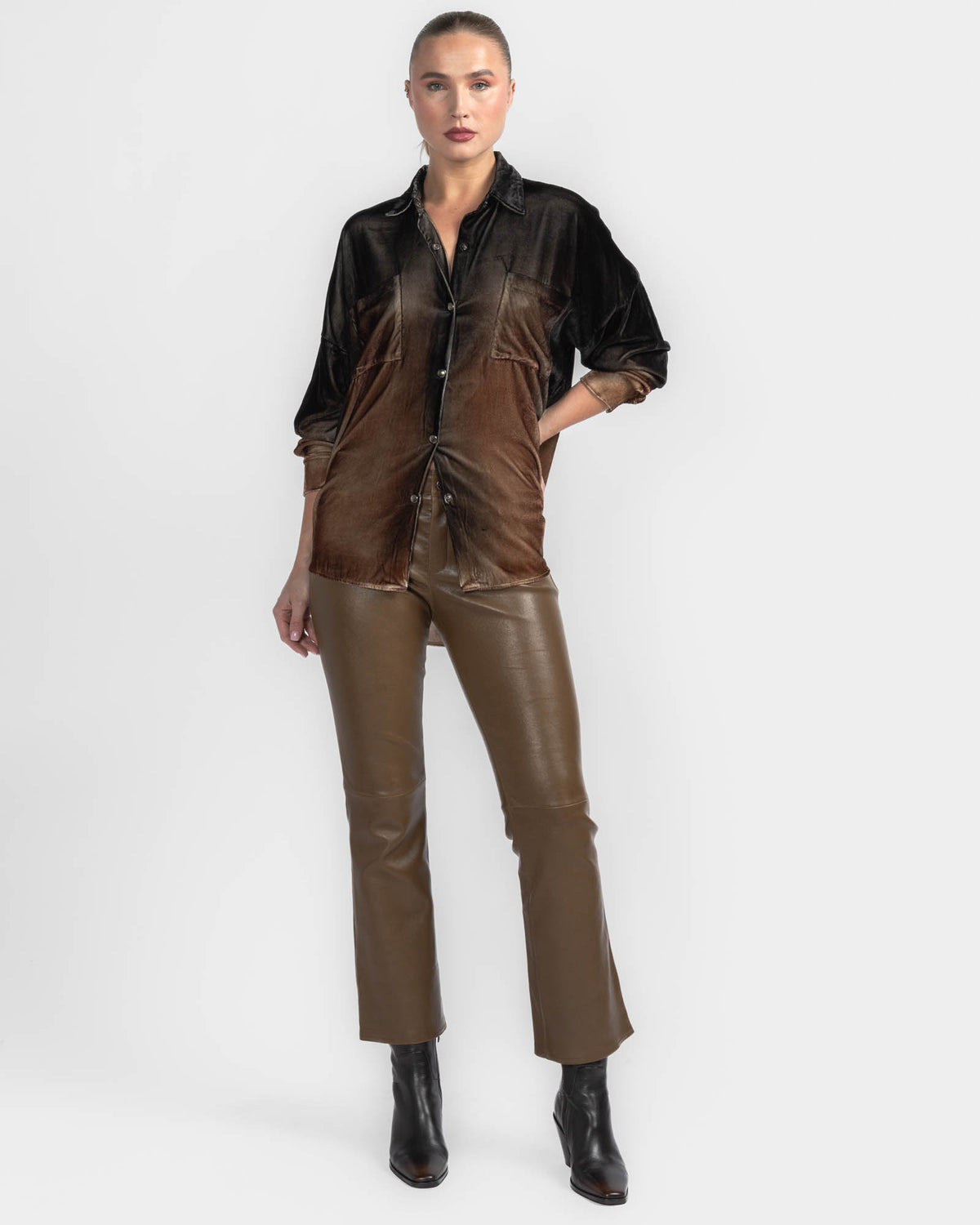 Velvet Pocket Shirt