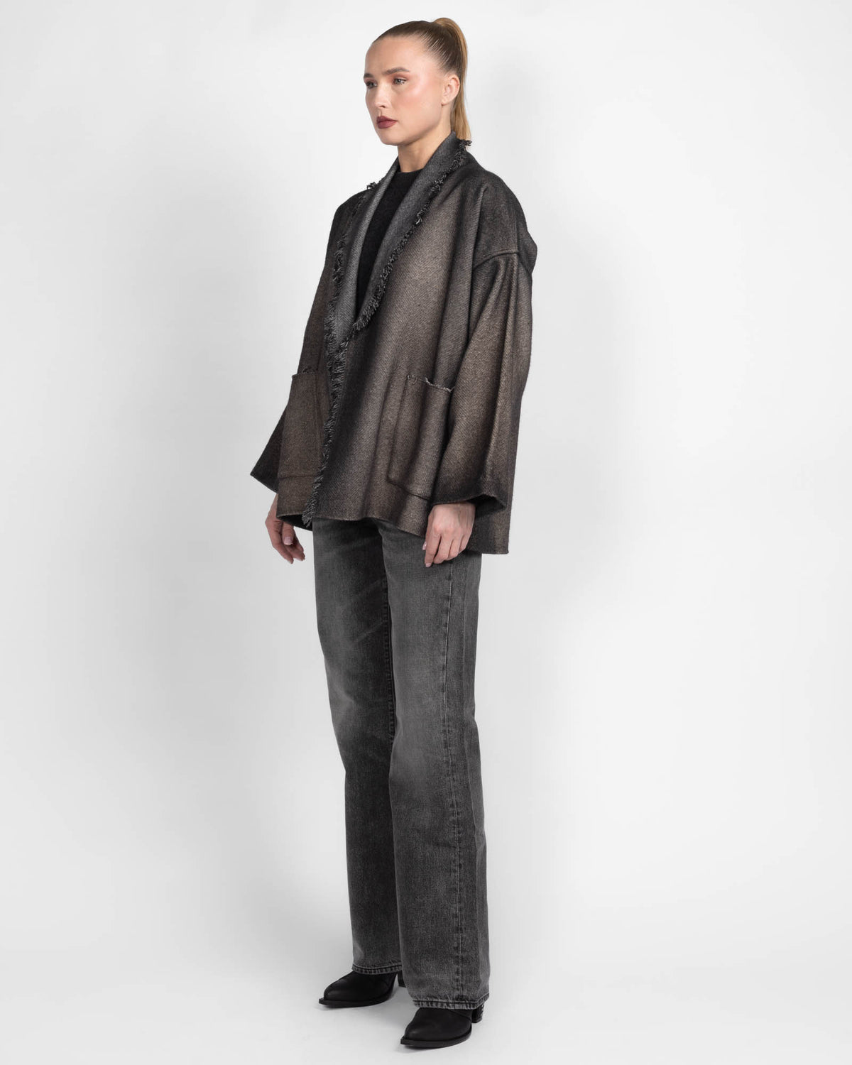 Shawl Fringe Jacket