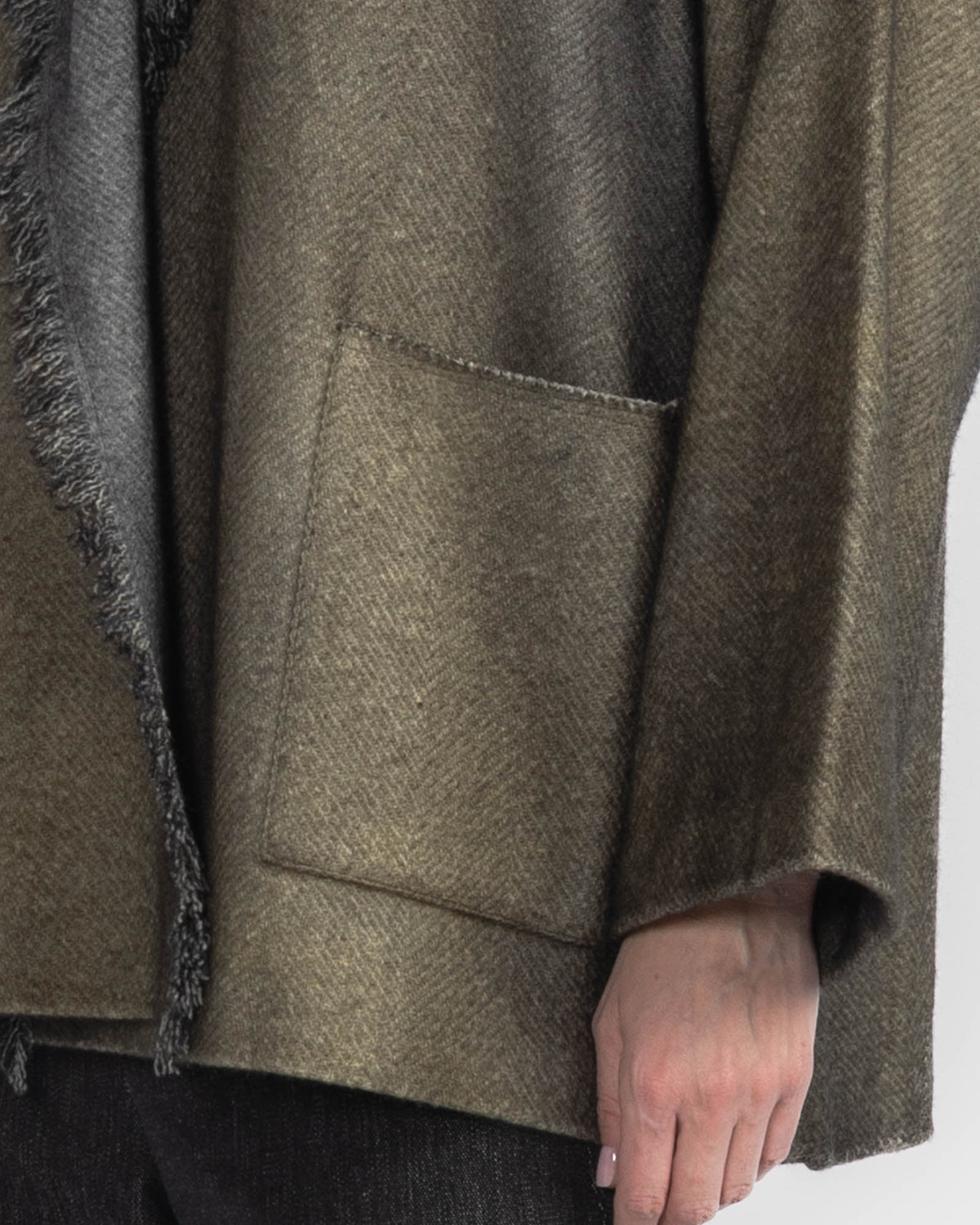 Shawl Fringe Jacket