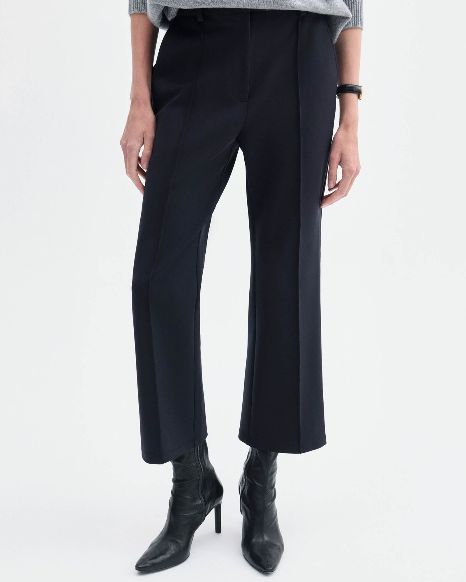 Cropped Flared Pants