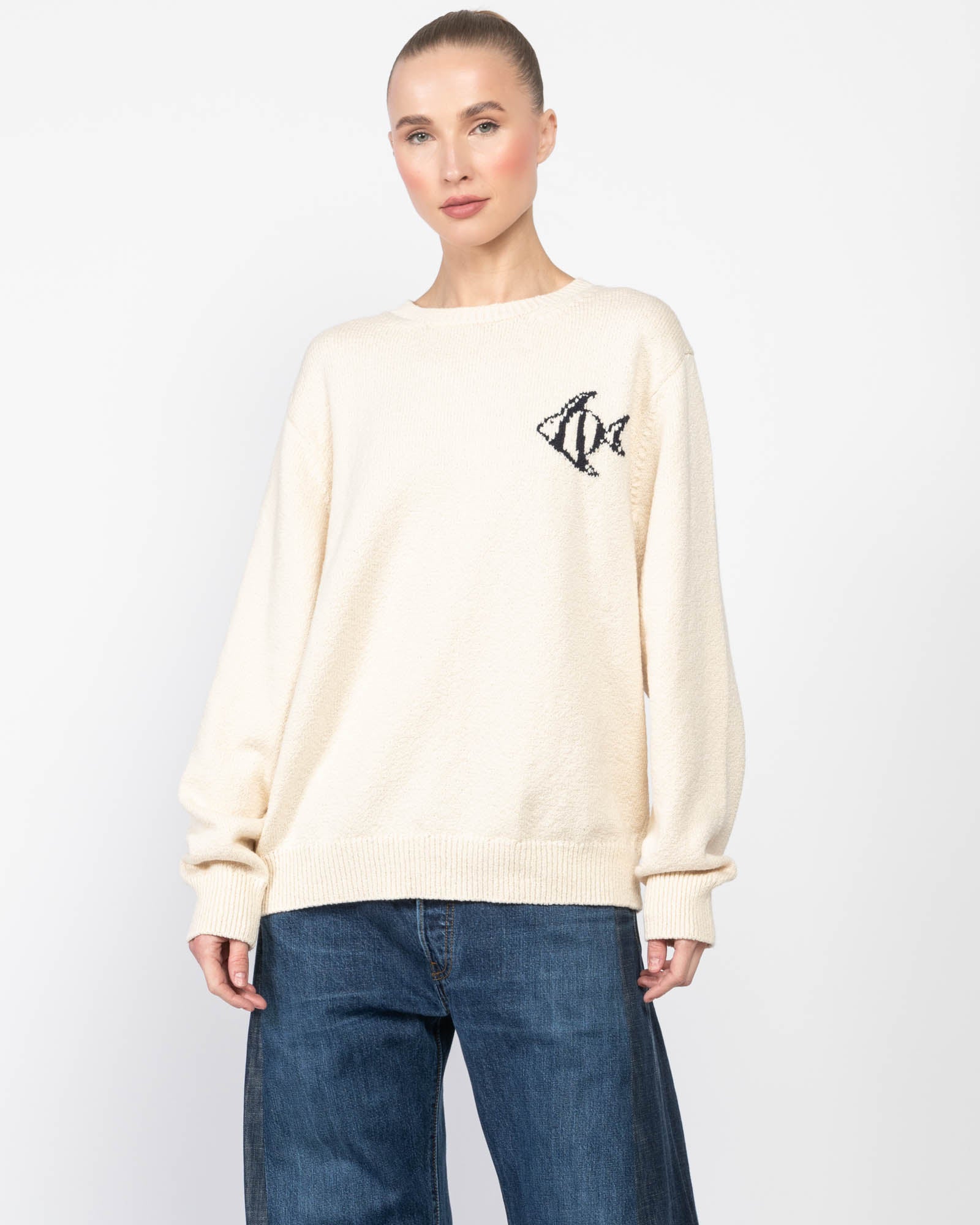 THE ELDER STATESMAN Sea Crew Sweater