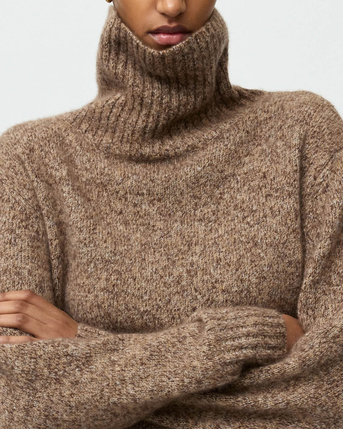 Marl Turtleneck