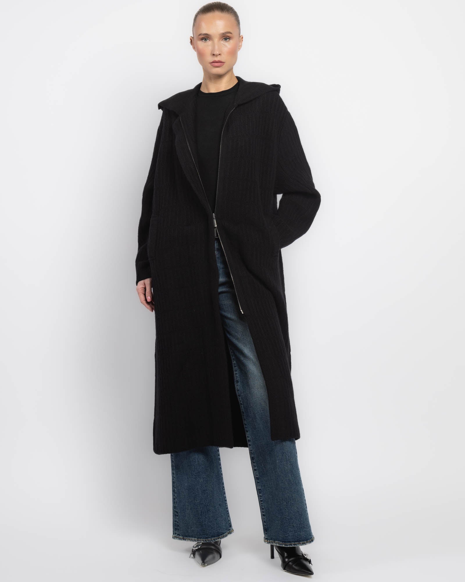 Manteau à capuche surdimensionné