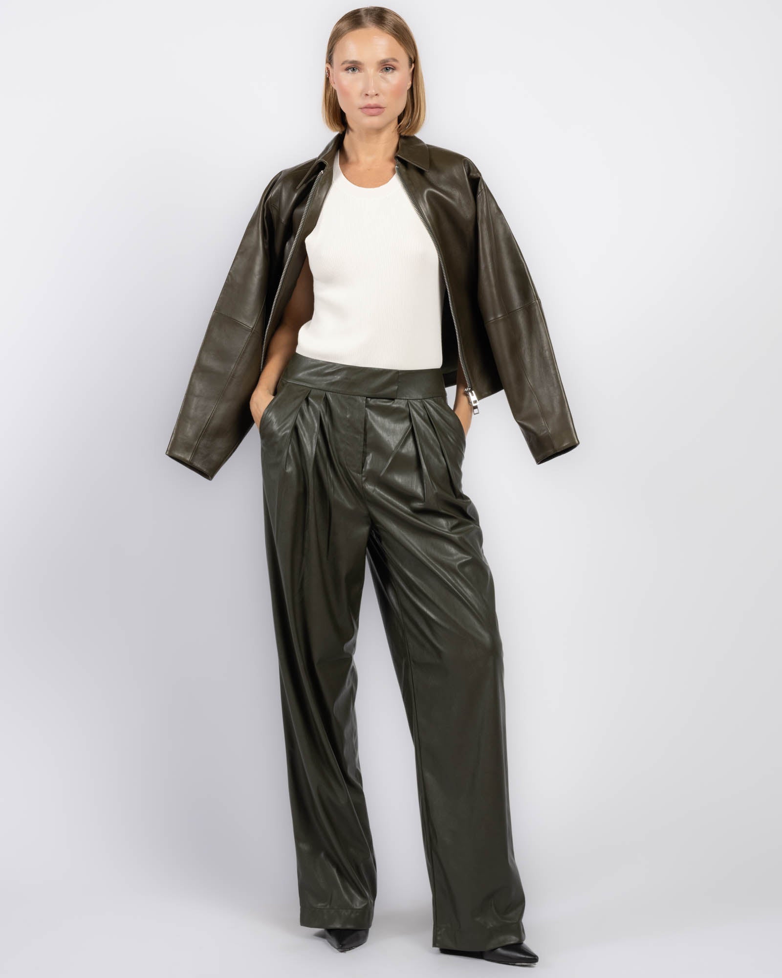 Double Pleat Trousers