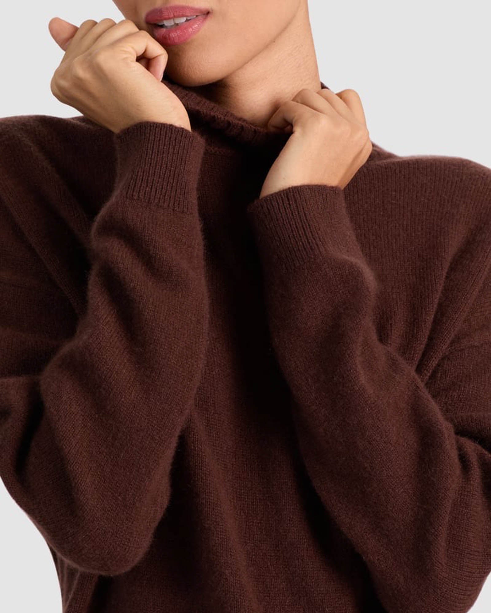 Melie Mock Neck Pullover