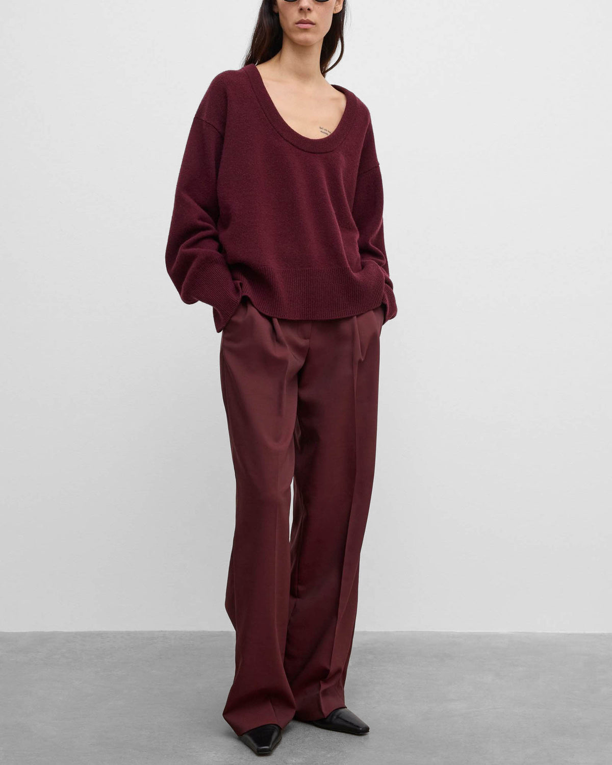 Soft Wool Scoop Knit