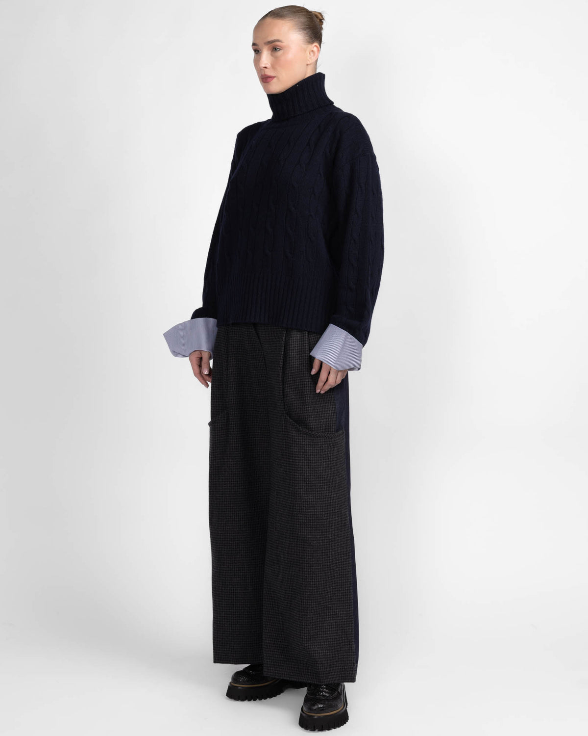 Braided Turtleneck