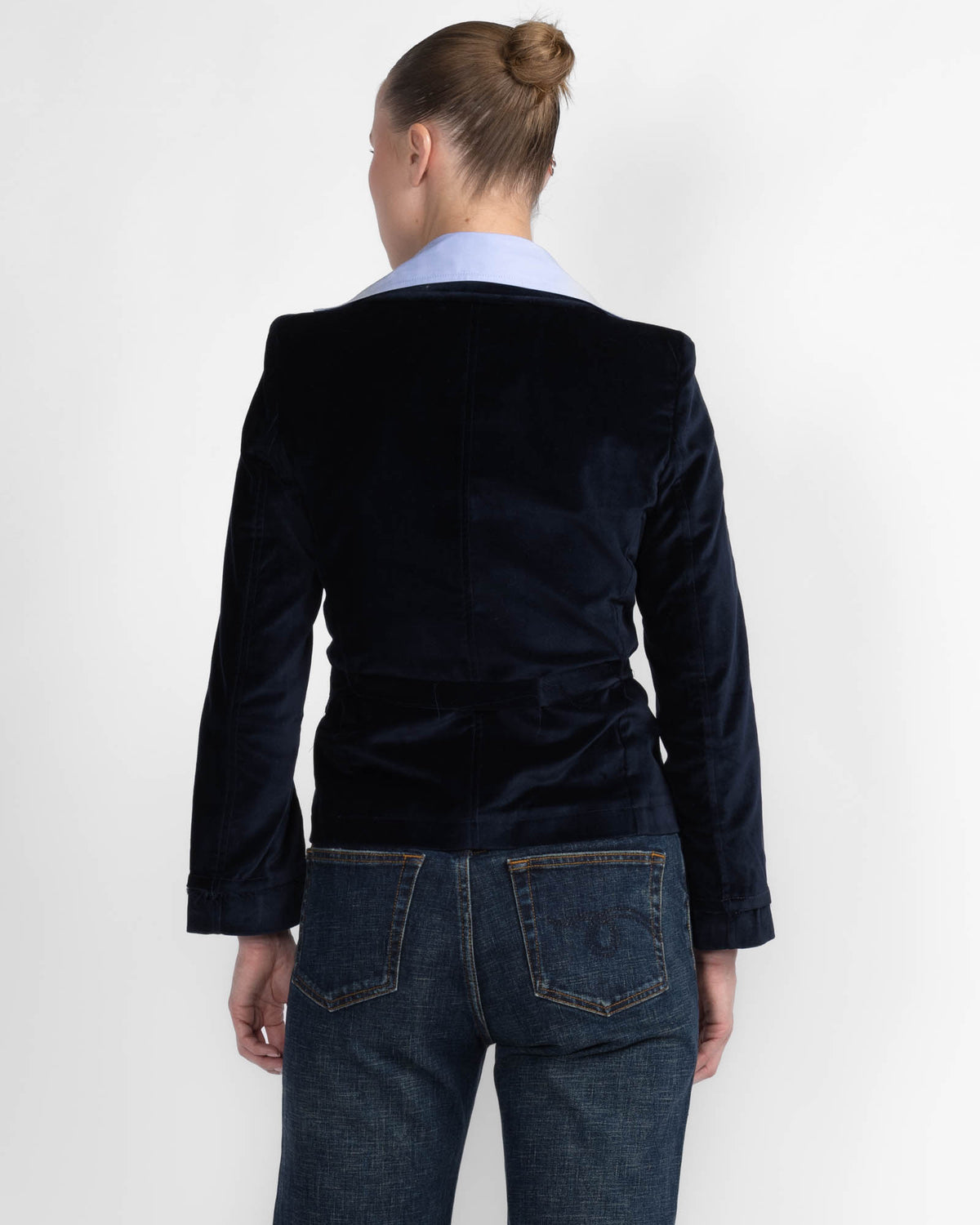 Rose Baby Velvet Blazer