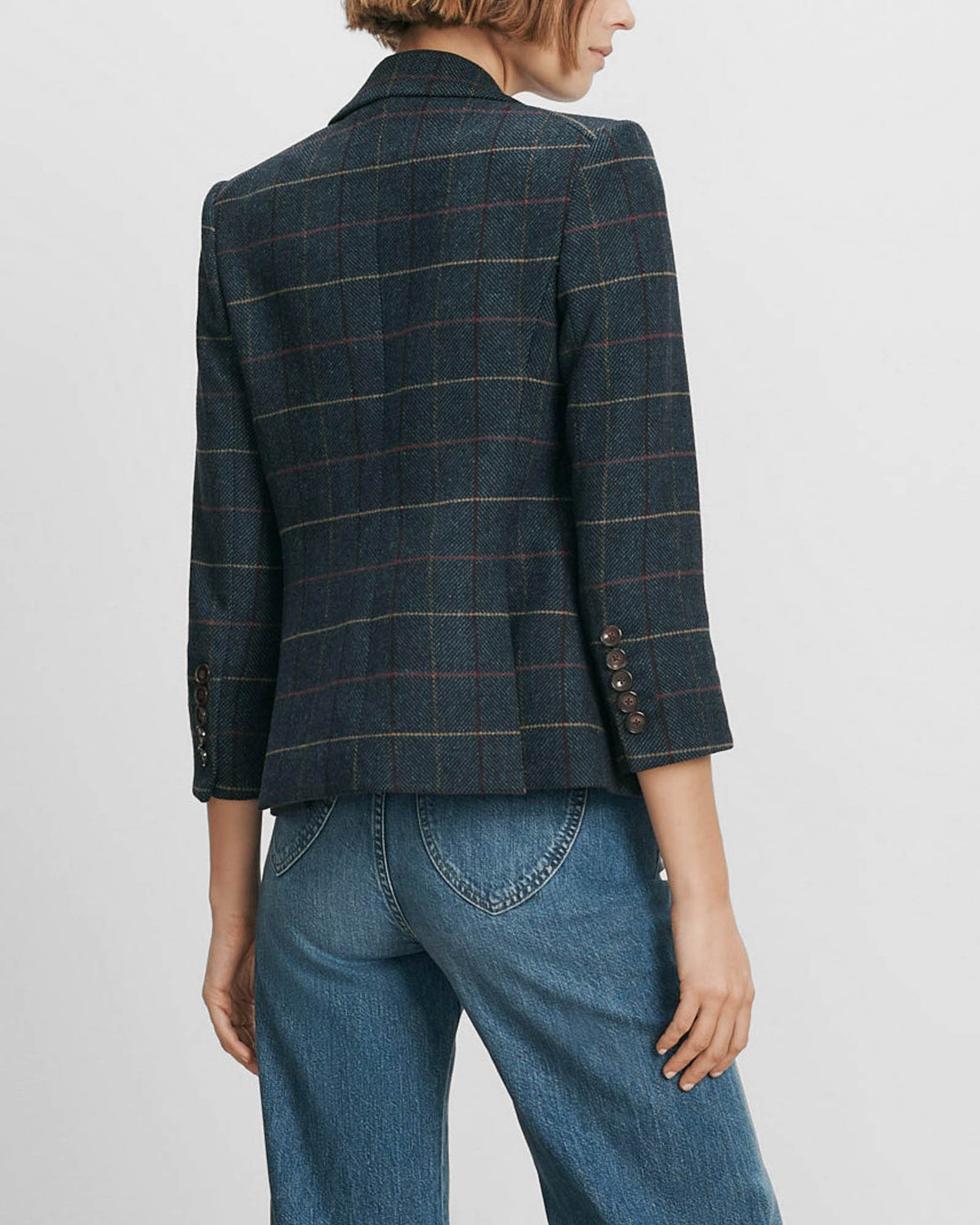 Schoolboy Plaid Dickey Jacket
