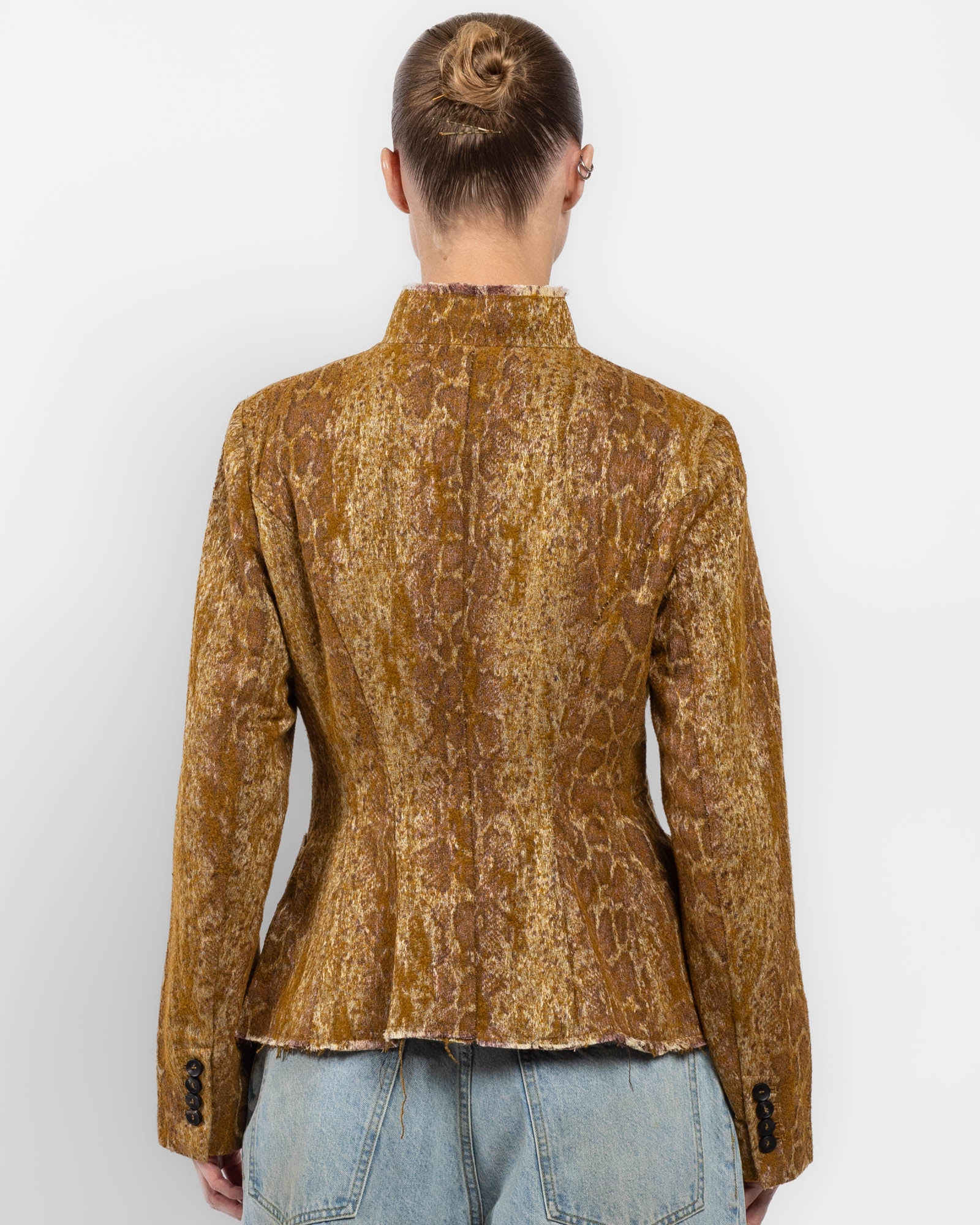 Veste slim en jacquard