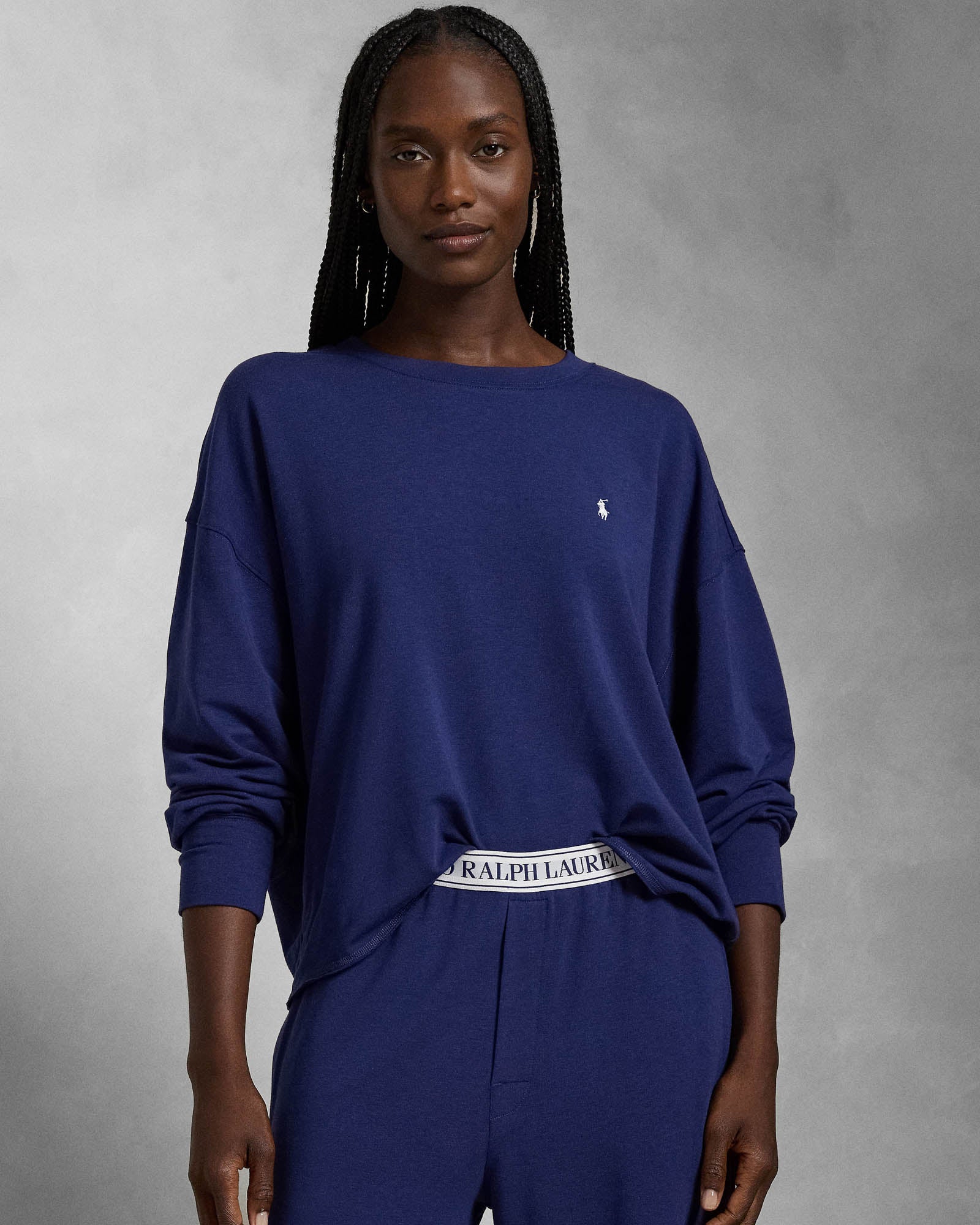 Crewneck Wide Leg Pant Set