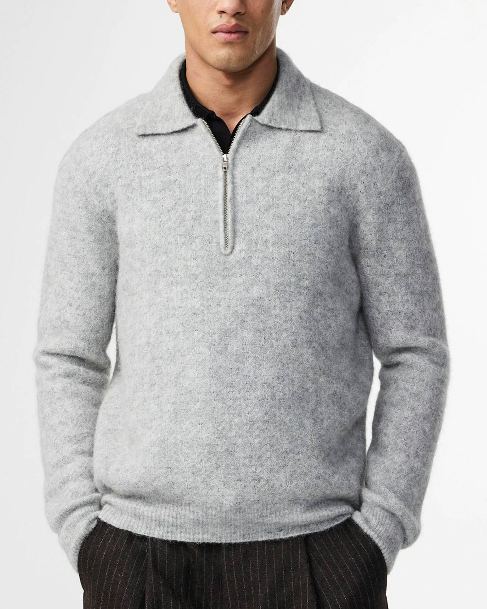 Alfie Zip Polo Shirt