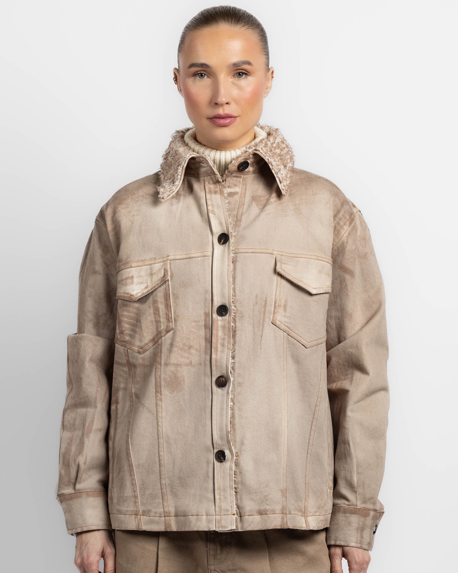 Chemise en jean veste