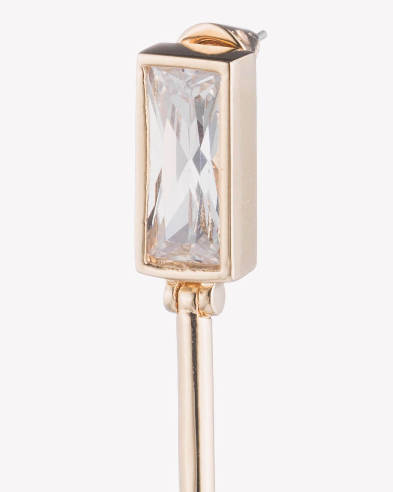 Baguette Estate Line Earrings