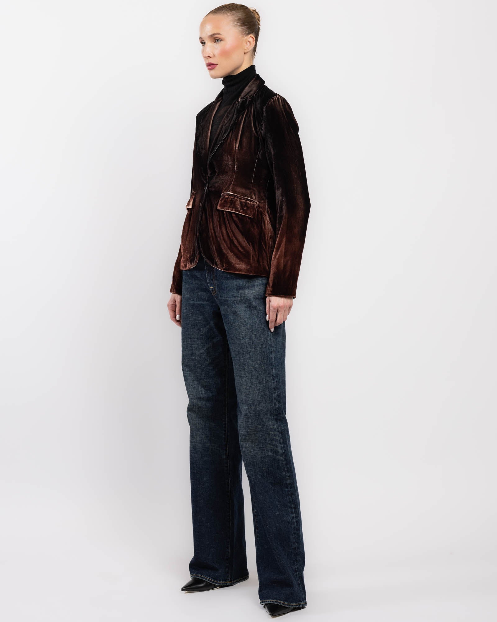 Stretch Velvet Jacket