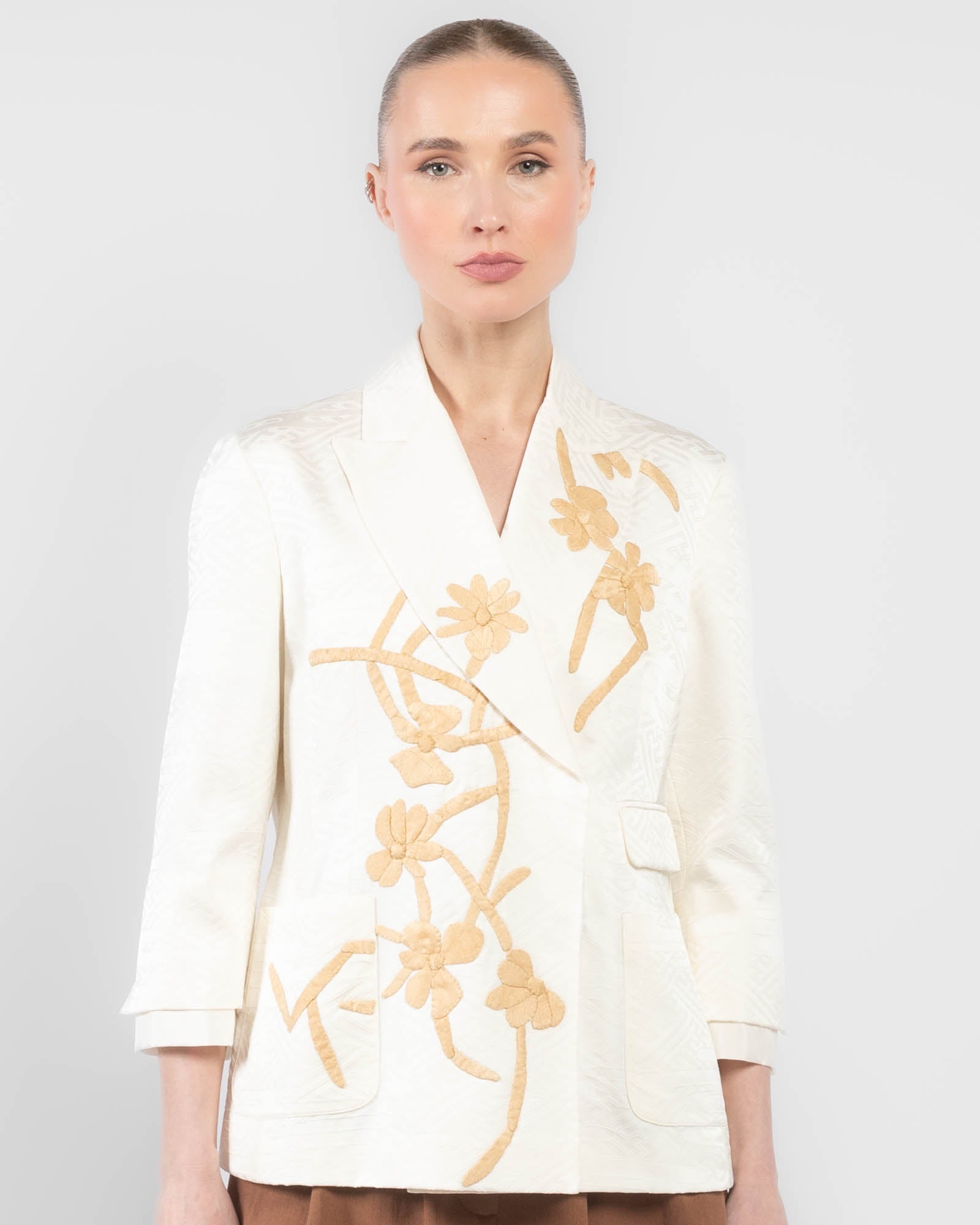 Double-Breasted Traditional Kimono Jacket