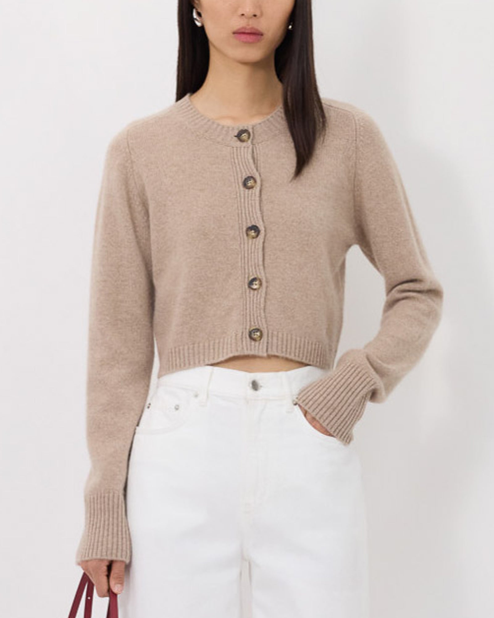 Zephir LDS Crop Cardigan