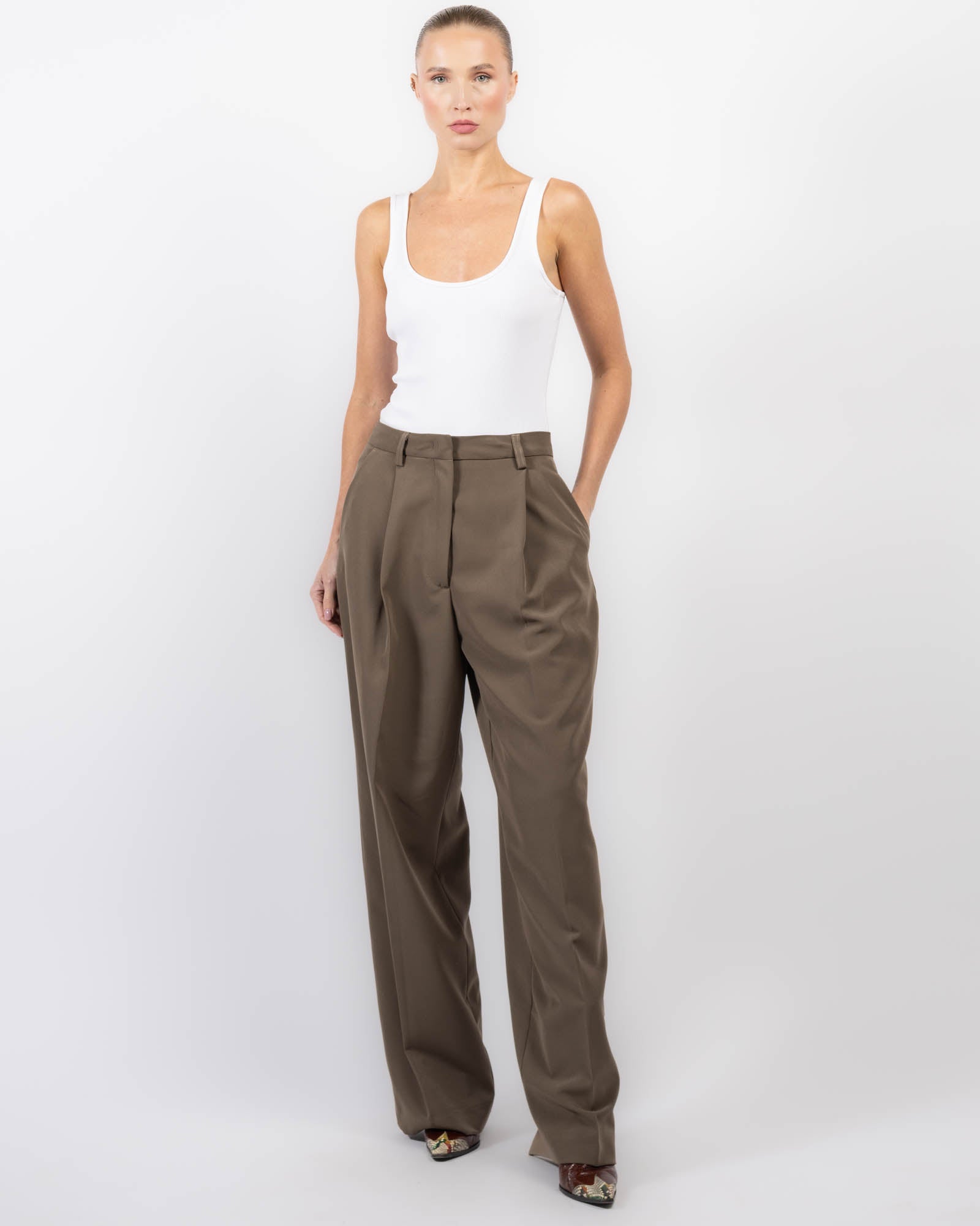 C-Alex Pleat Pants