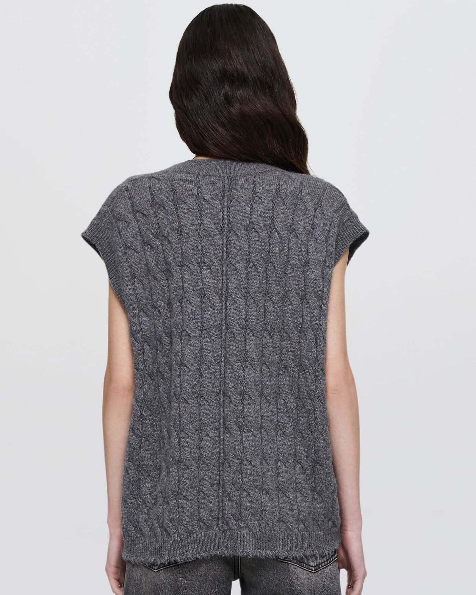 Cashmere Cable Vest