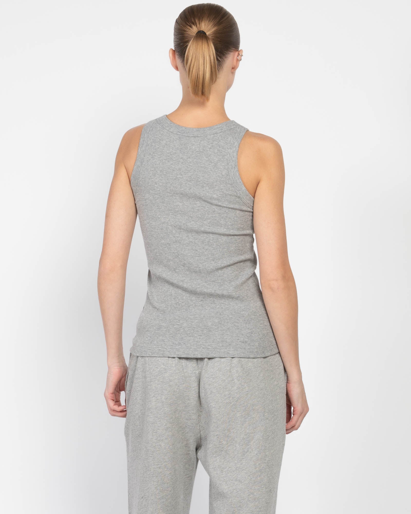 Débardeur côtelé en modal