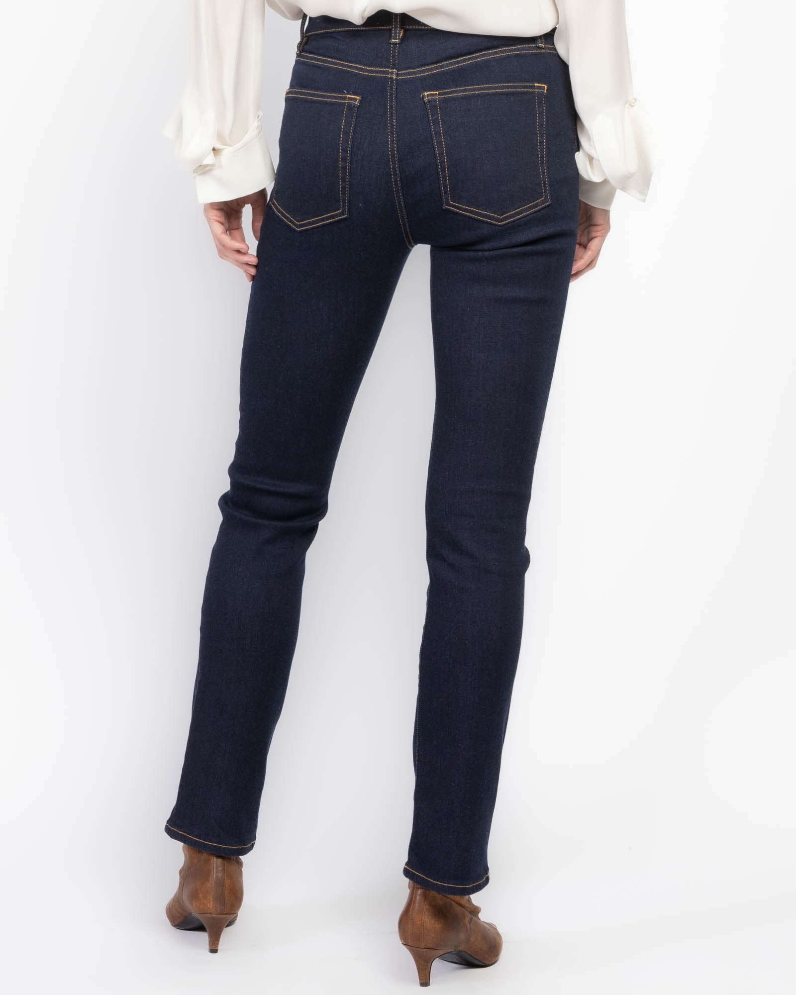 Le High Waisted Straight Jeans