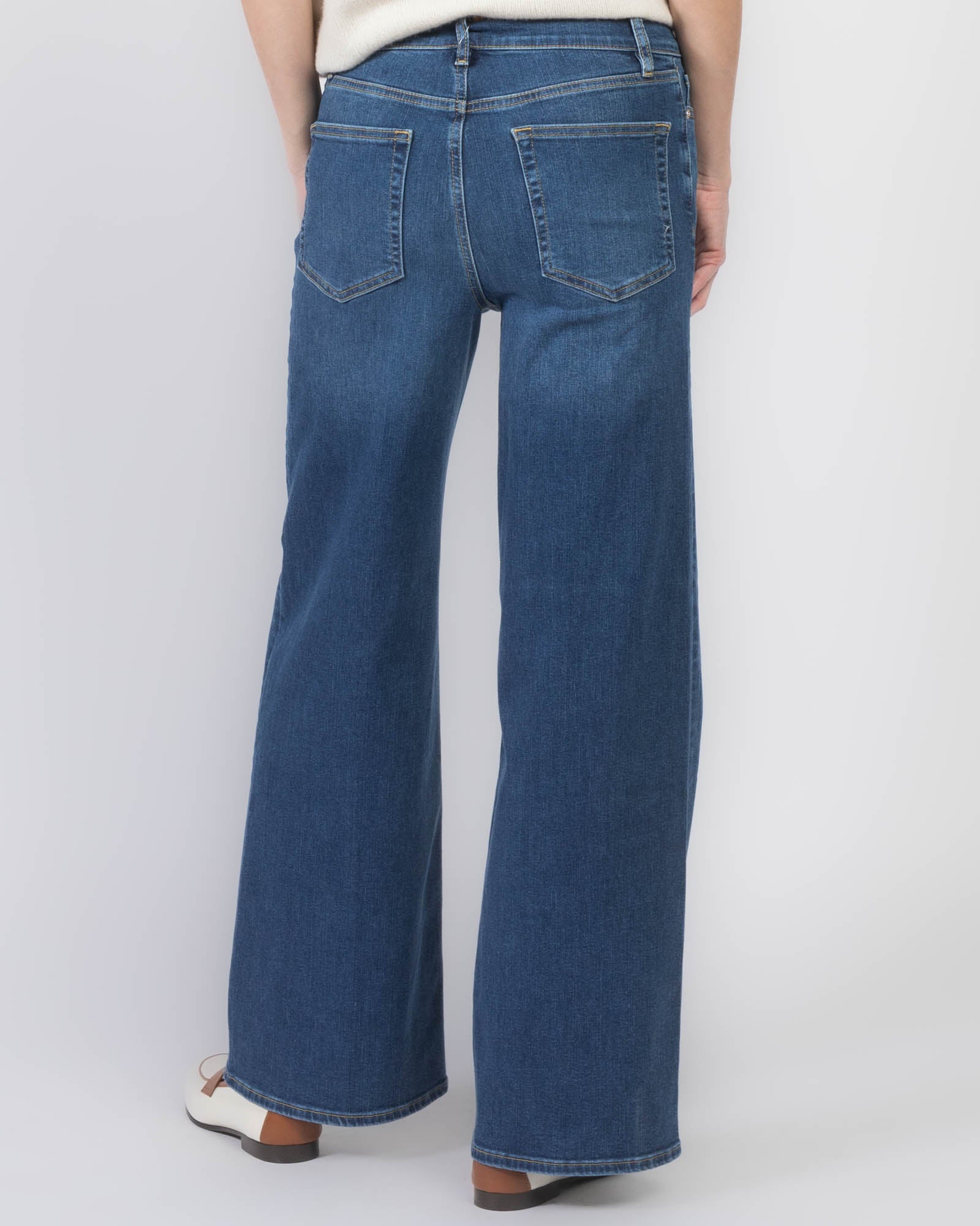Slim Palazzo Jeans