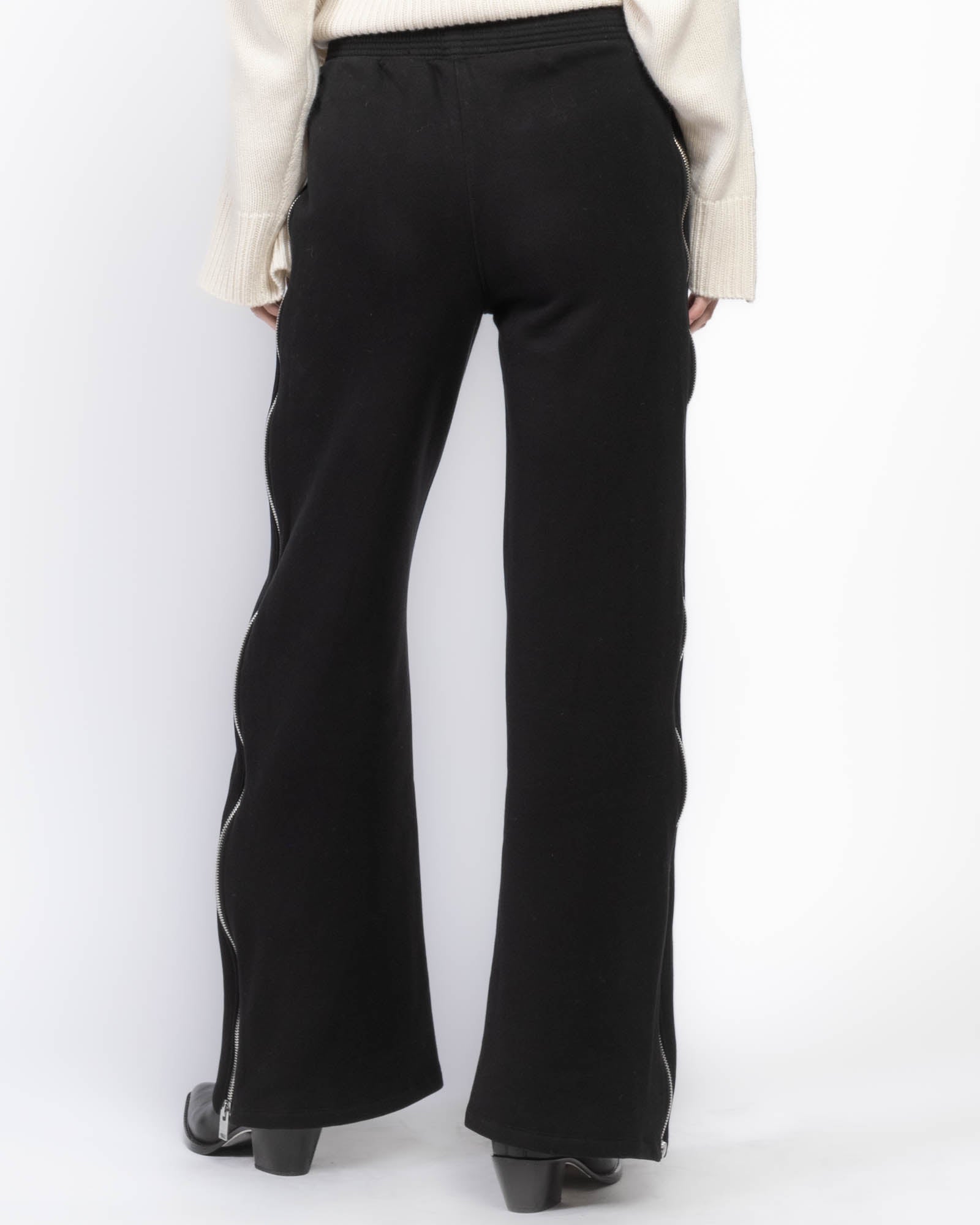 Pantalon de jogging surdimensionné à fermeture éclair