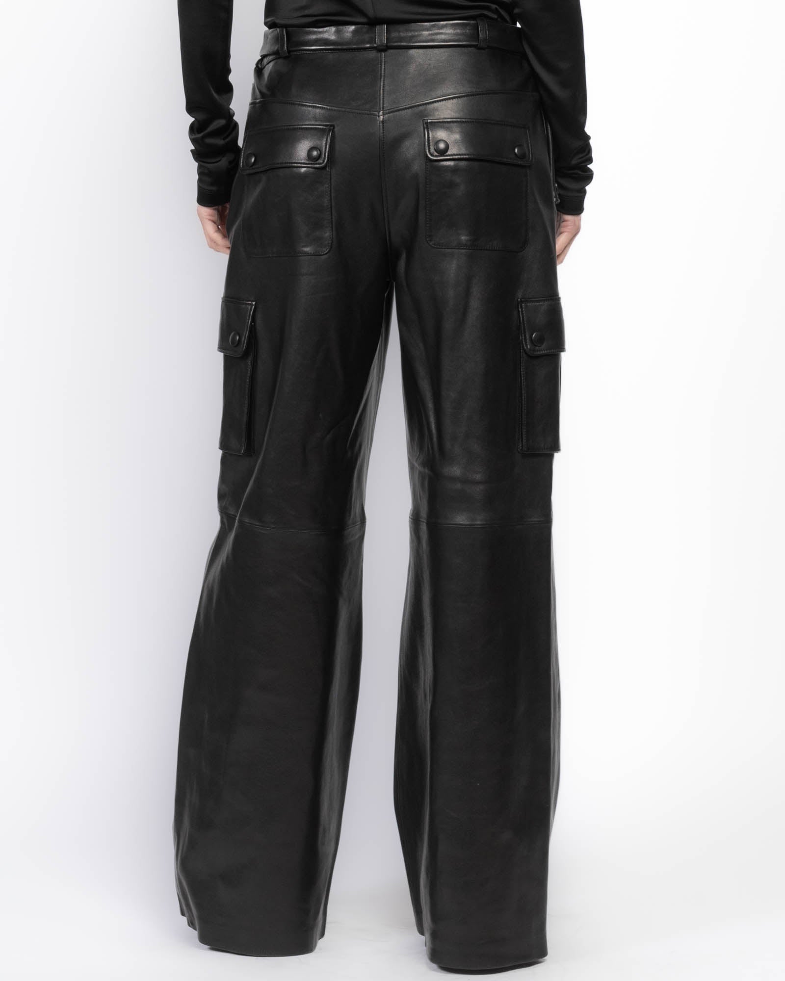 Pantalon de survêtement en cuir