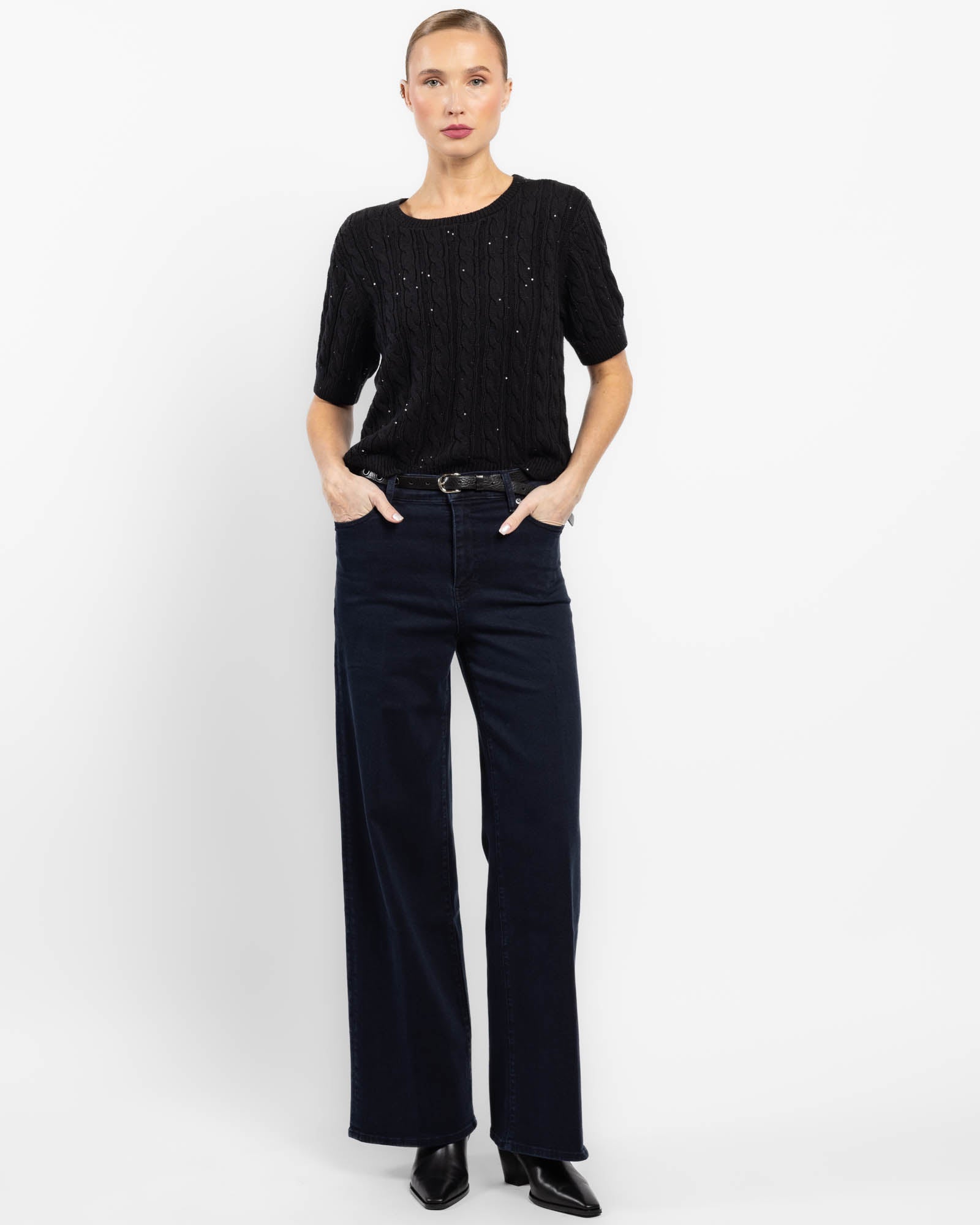 Le Slim Palazzo Jeans