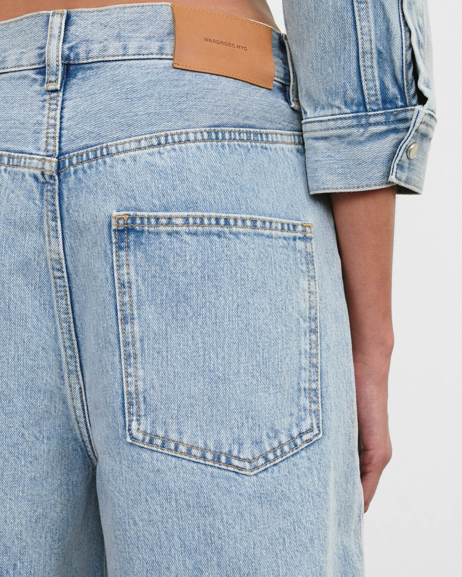 Denim Low Rise Shorts