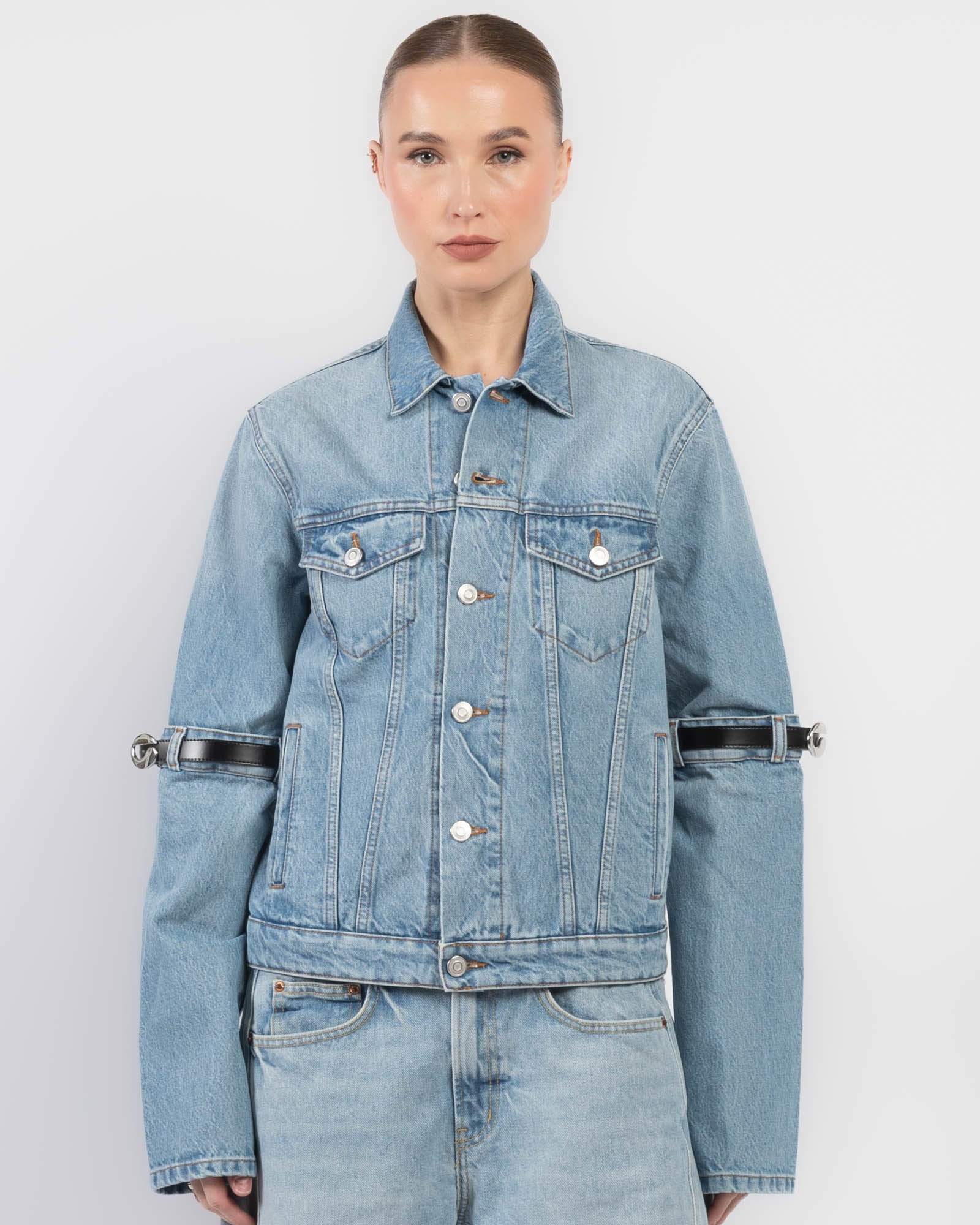 Hybrid Denim Short Jacket
