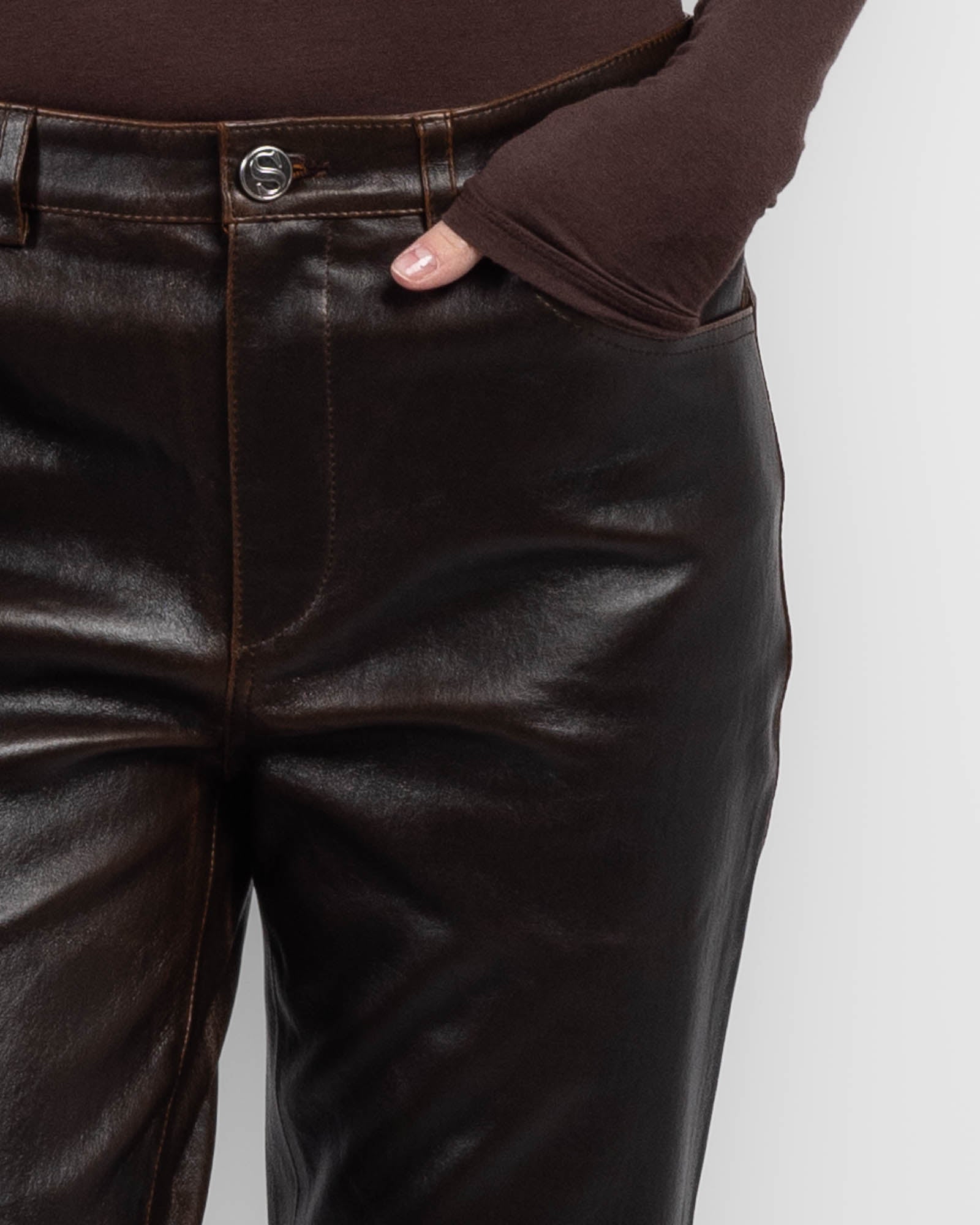 Pantalon slim droit