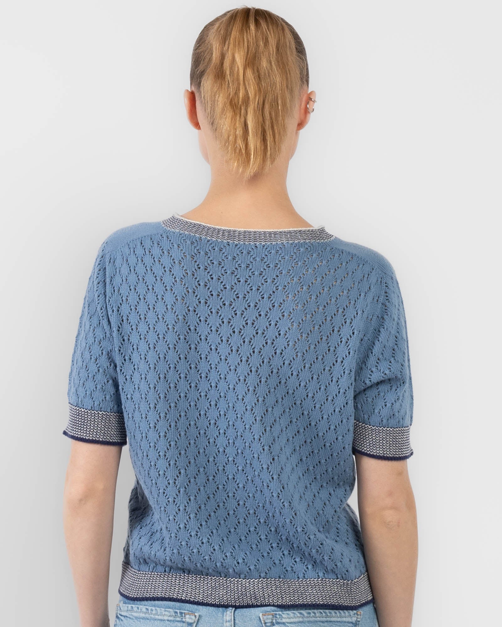 Short Sleeve Knit Top