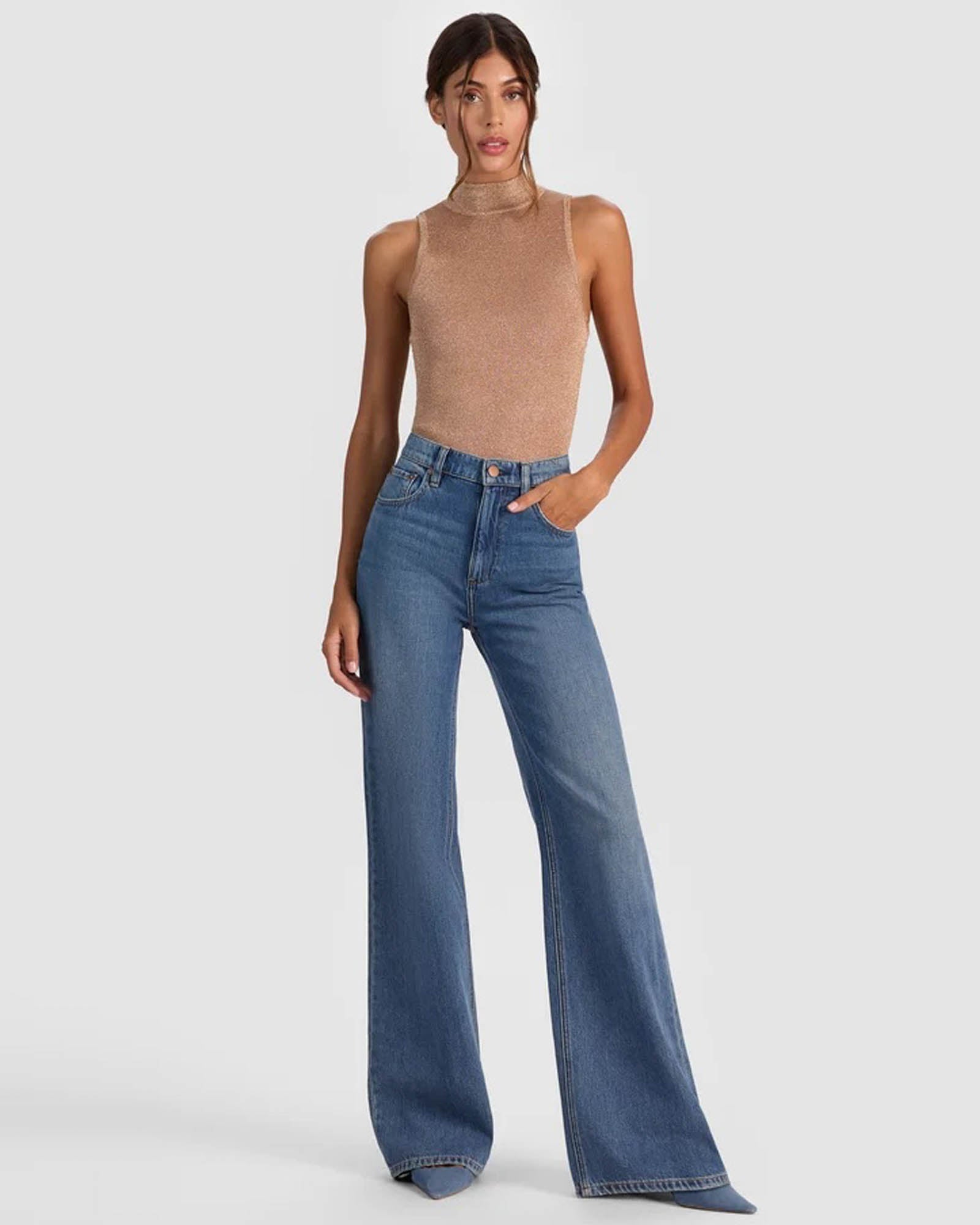 Darcey Metallic Tank Top
