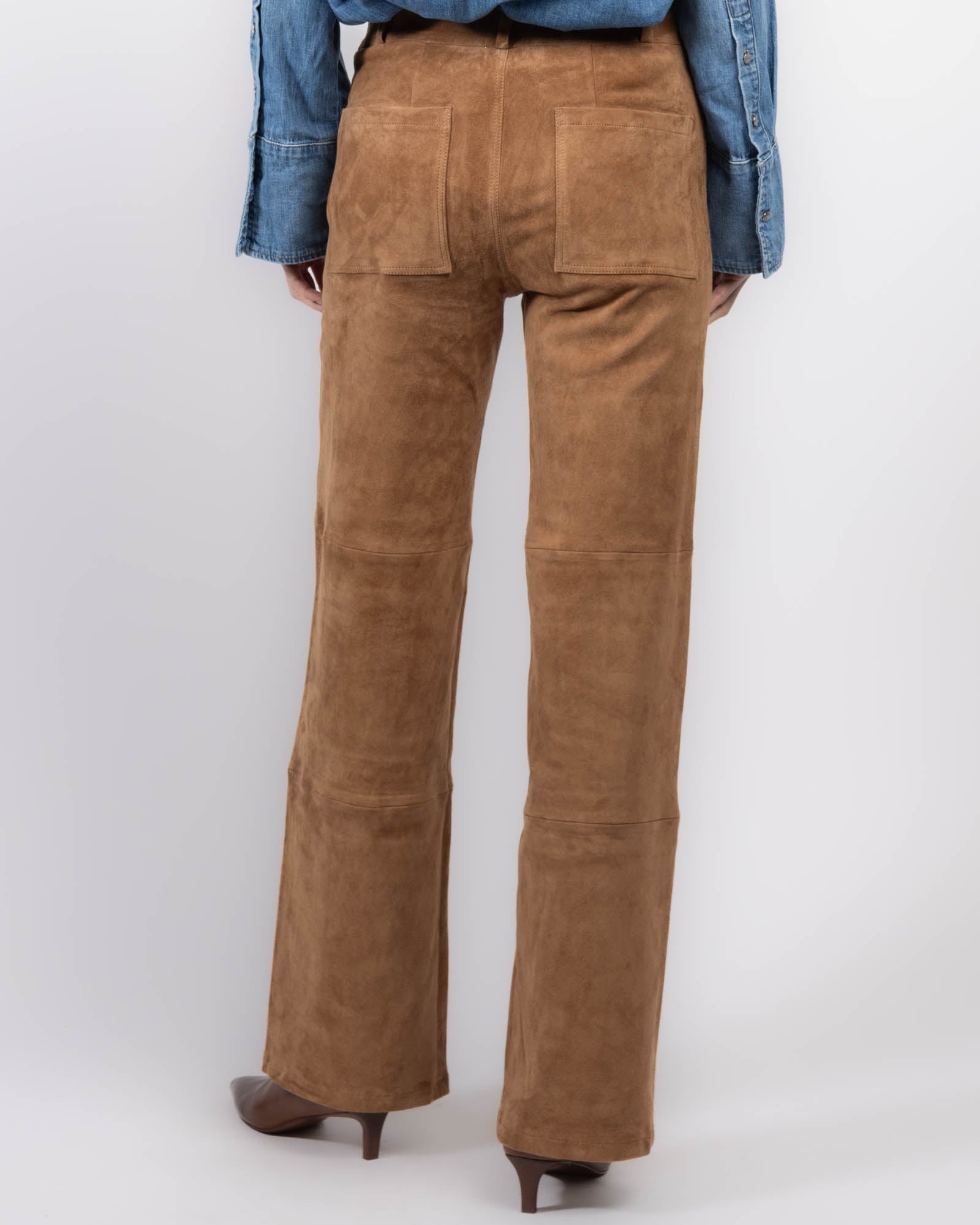 Pantalon en daim extensible Marina